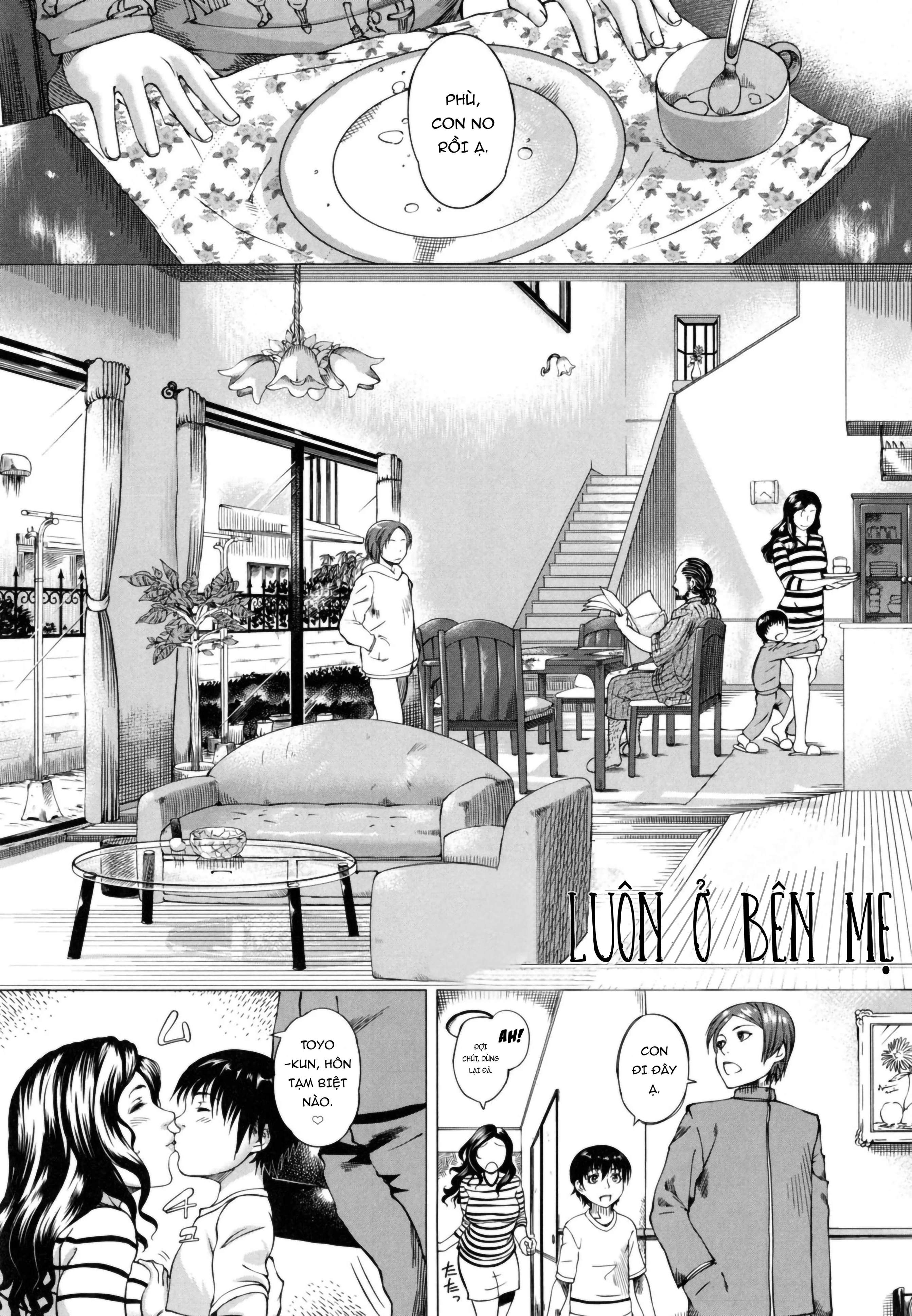 HentaiVN.net - Ảnh 3 - Luôn ở bên mẹ [Okaa-san to Issho | Always Together with Mother] - Chap 1