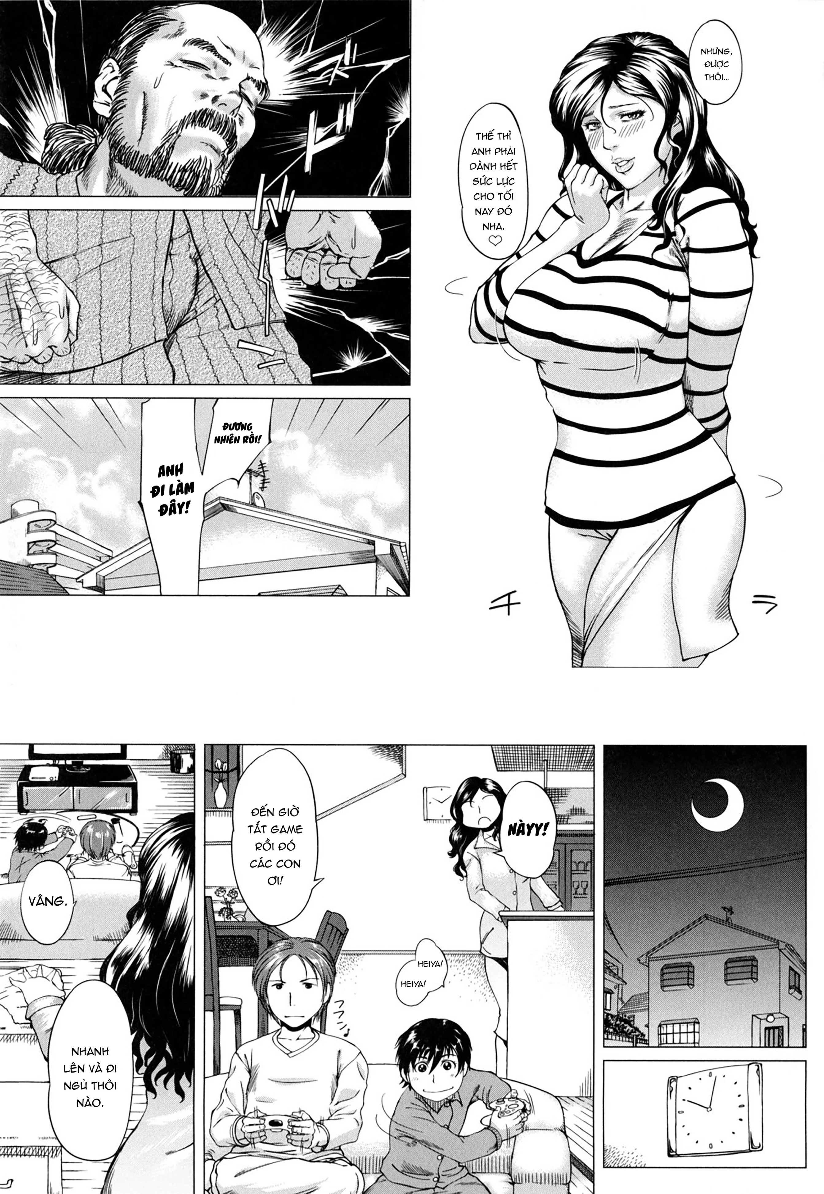 HentaiVN.net - Ảnh 5 - Luôn ở bên mẹ [Okaa-san to Issho | Always Together with Mother] - Chap 1