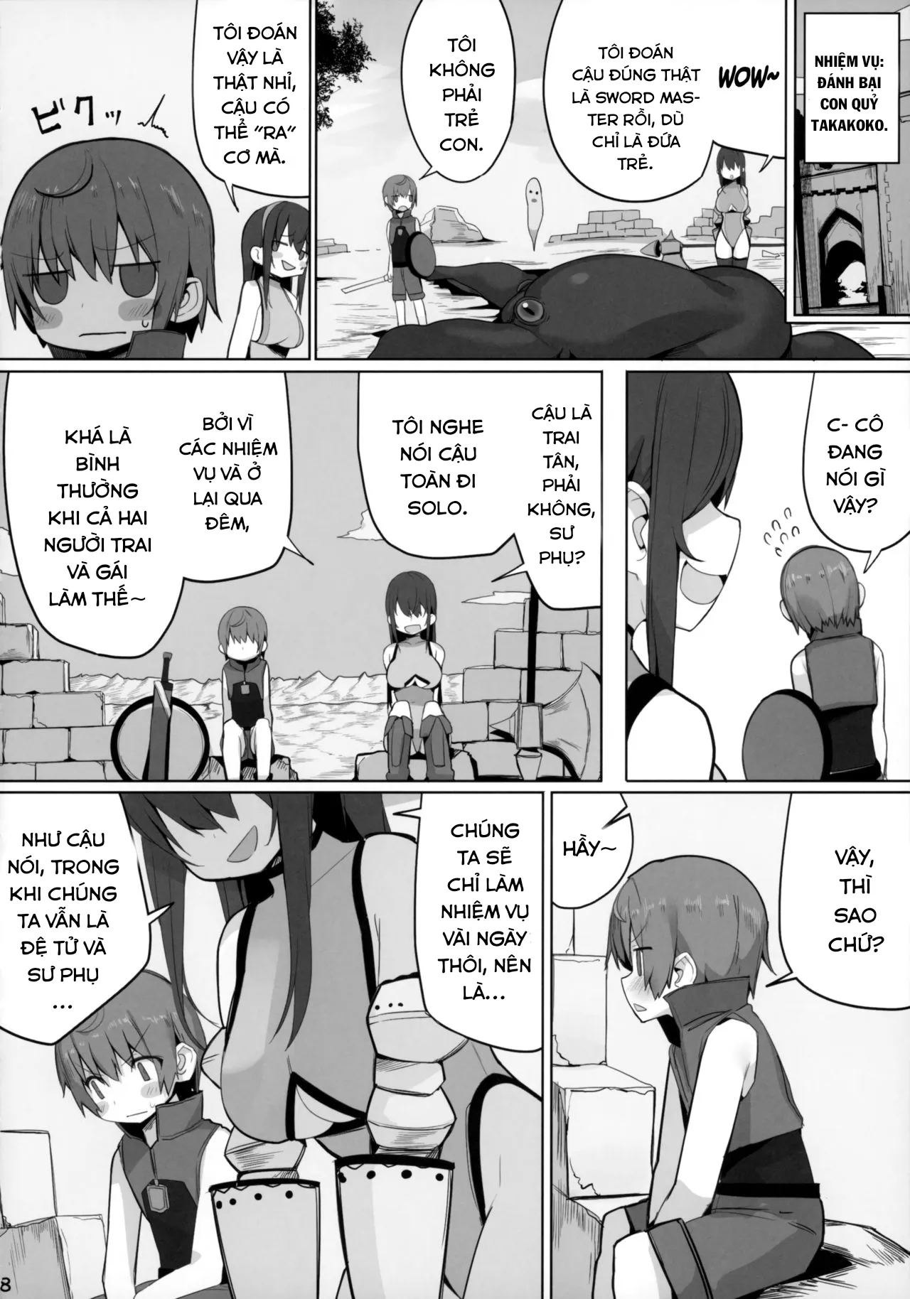 HentaiVN.net - Ảnh 10 - Namaiki na Shota ni wa Ecchi na Onee-san o! Isekai [意気なショタにはエッチなお姉さんを!異世界] - Chap 1
