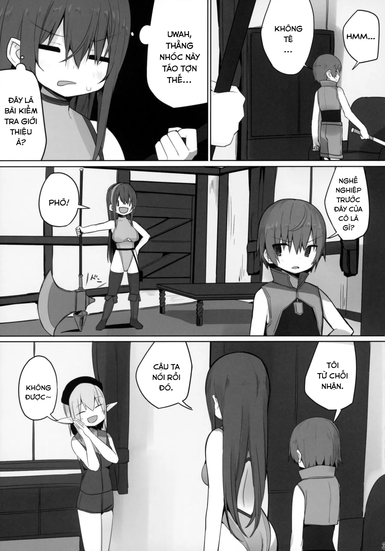 HentaiVN.net - Ảnh 5 - Namaiki na Shota ni wa Ecchi na Onee-san o! Isekai [意気なショタにはエッチなお姉さんを!異世界] - Chap 1