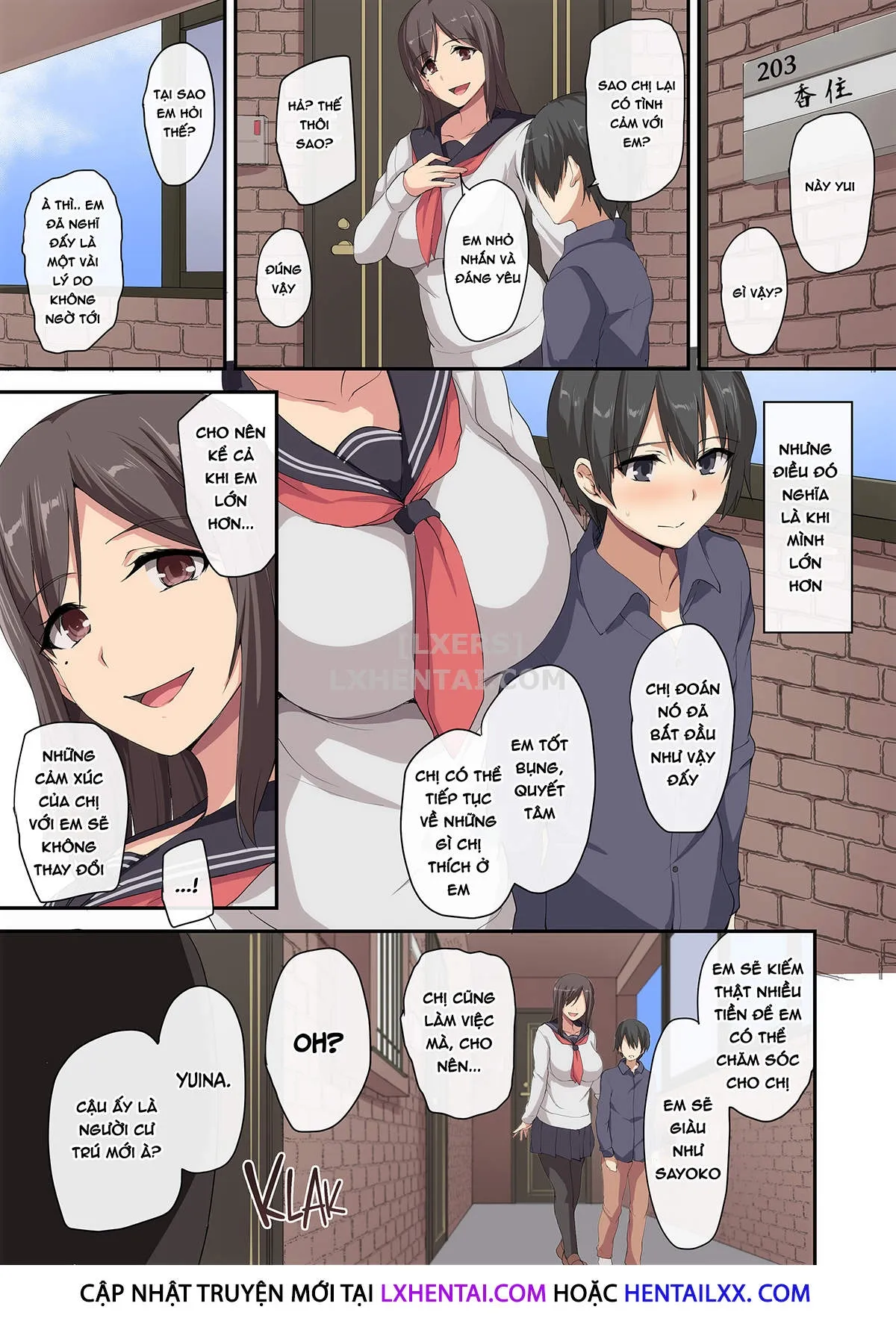 HentaiVN.net - Ảnh 55 - Lovey-Dovey Sex Life With Older Ladies - Losing My Virginity To a Harem - Chap 1