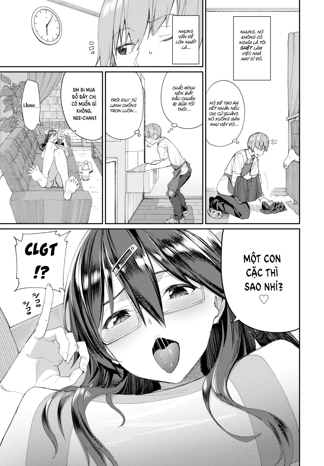 HentaiVN.net - Ảnh 4 - My Lazy Big Sister's Daily Life - Chap 1