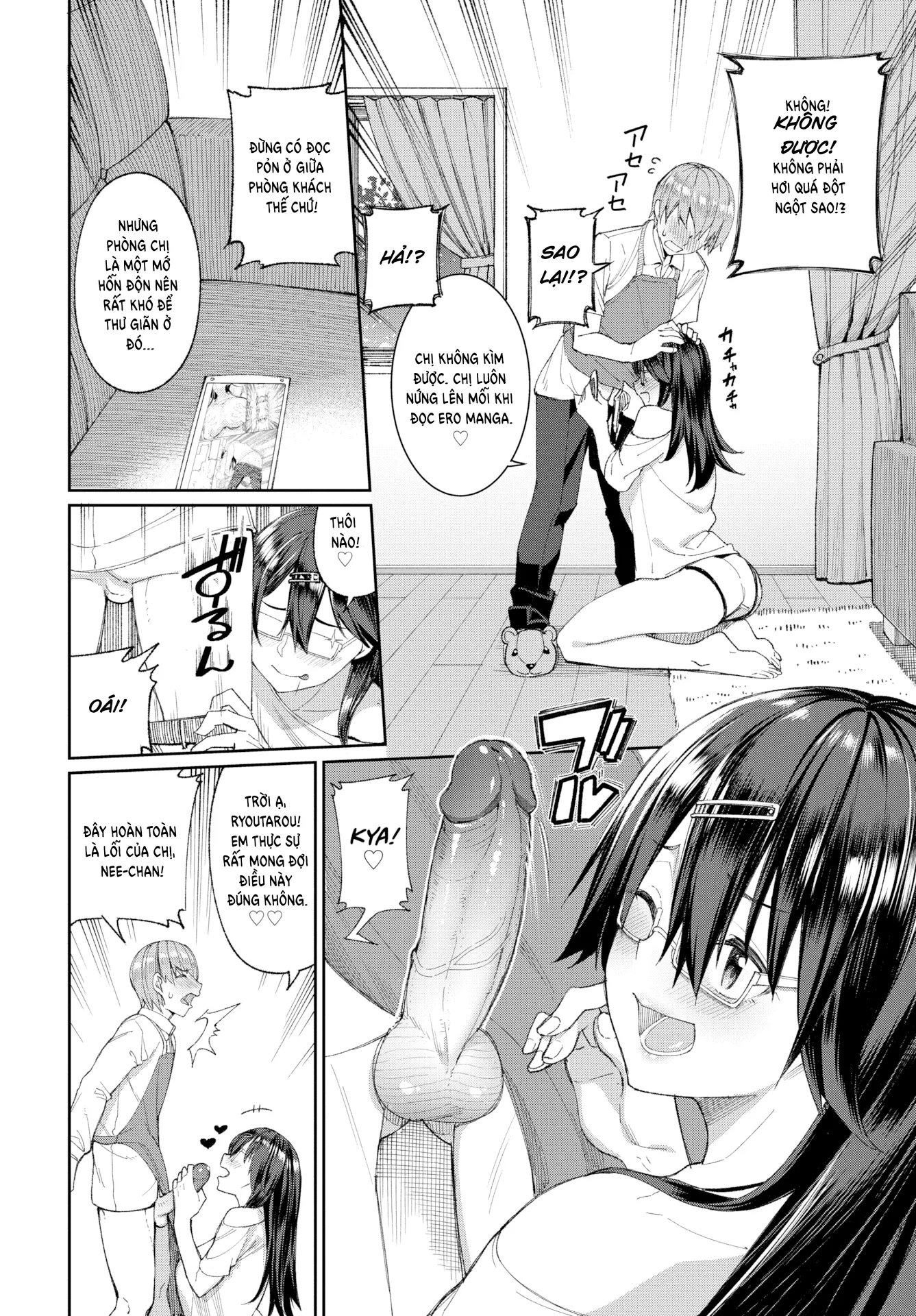 HentaiVN.net - Ảnh 5 - My Lazy Big Sister's Daily Life - Chap 1