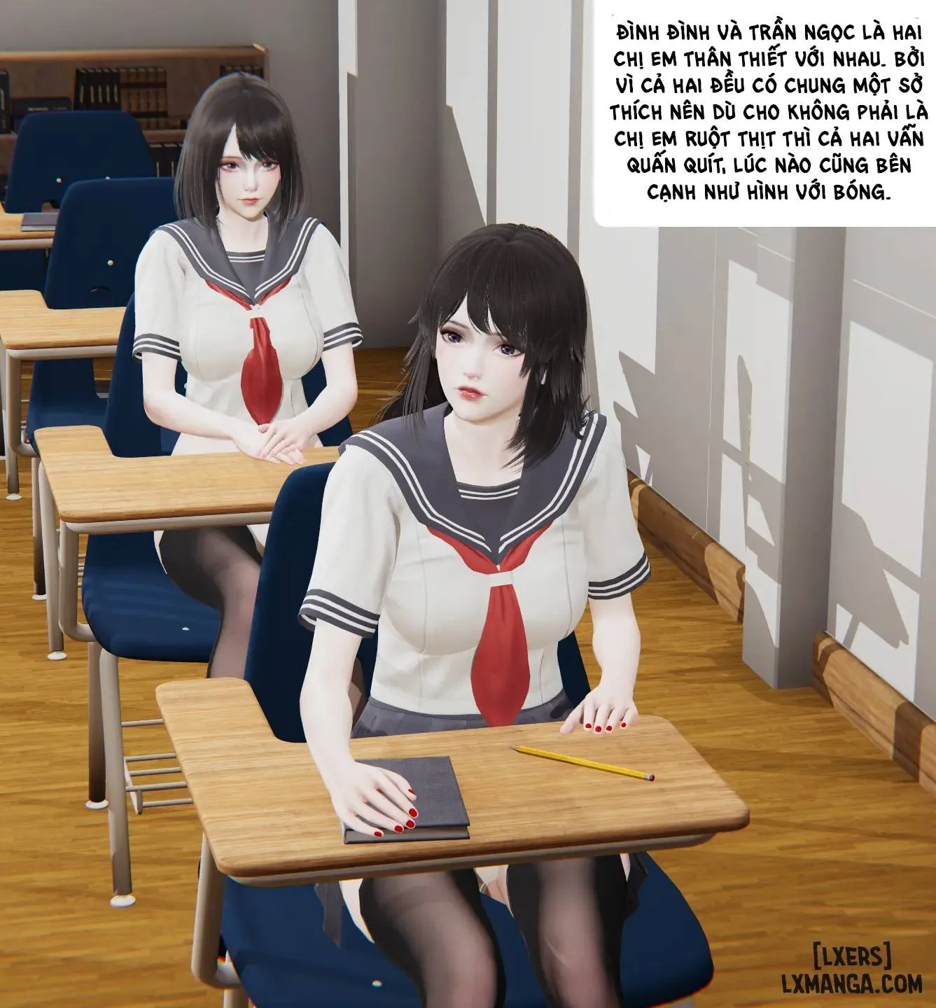 HentaiVN.net - Ảnh 2 - Nhật ký huấn luyện của chị em bách hợp - Chap 1