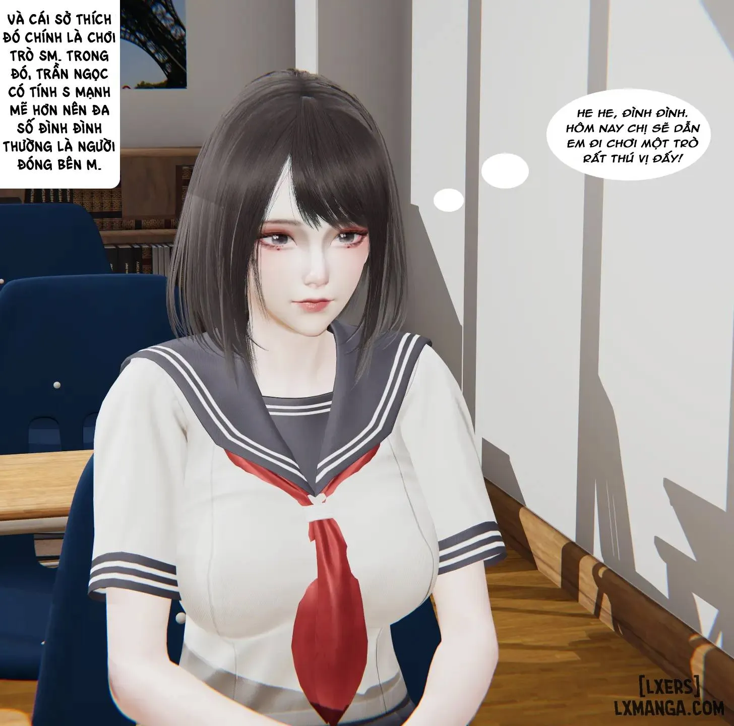HentaiVN.net - Ảnh 3 - Nhật ký huấn luyện của chị em bách hợp - Chap 1