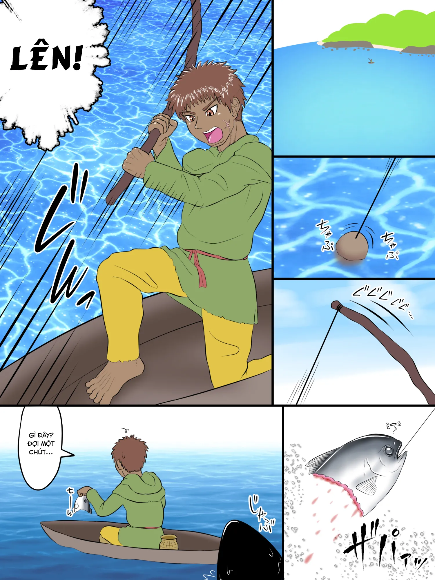 HentaiVN.net - Ảnh 3 - Demi-Human Chronicle ~ Solitary Fisherman and Shark Maid - Chap 2