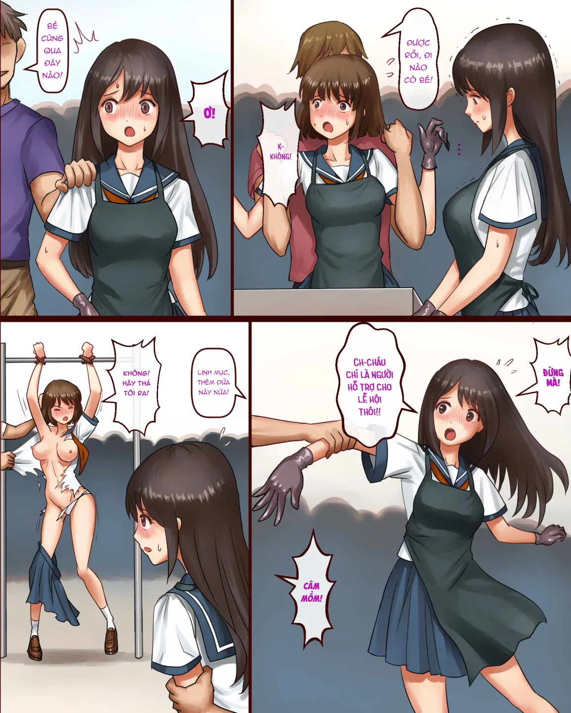 HentaiVN.net - Ảnh 6 - Vùng đất chăn nuôi phụ nữ 1 [Mechiku no Kuni Daiichiwa; The Country of Female Livestock ep 1] - Chap 1