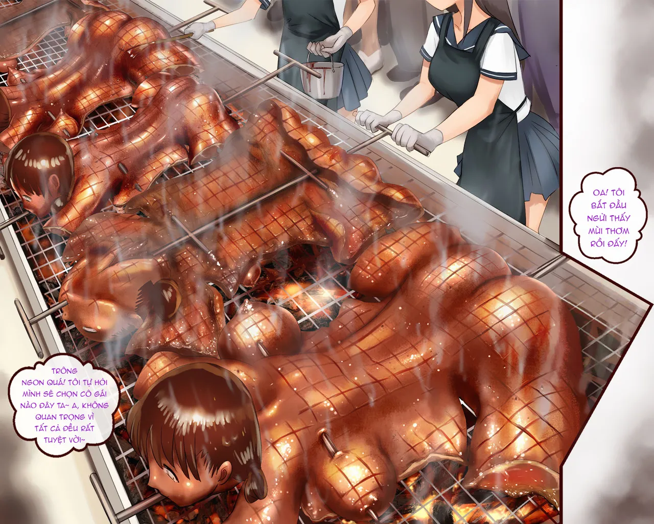 HentaiVN.net - Ảnh 9 - Vùng đất chăn nuôi phụ nữ 1 [Mechiku no Kuni Daiichiwa; The Country of Female Livestock ep 1] - Chap 1