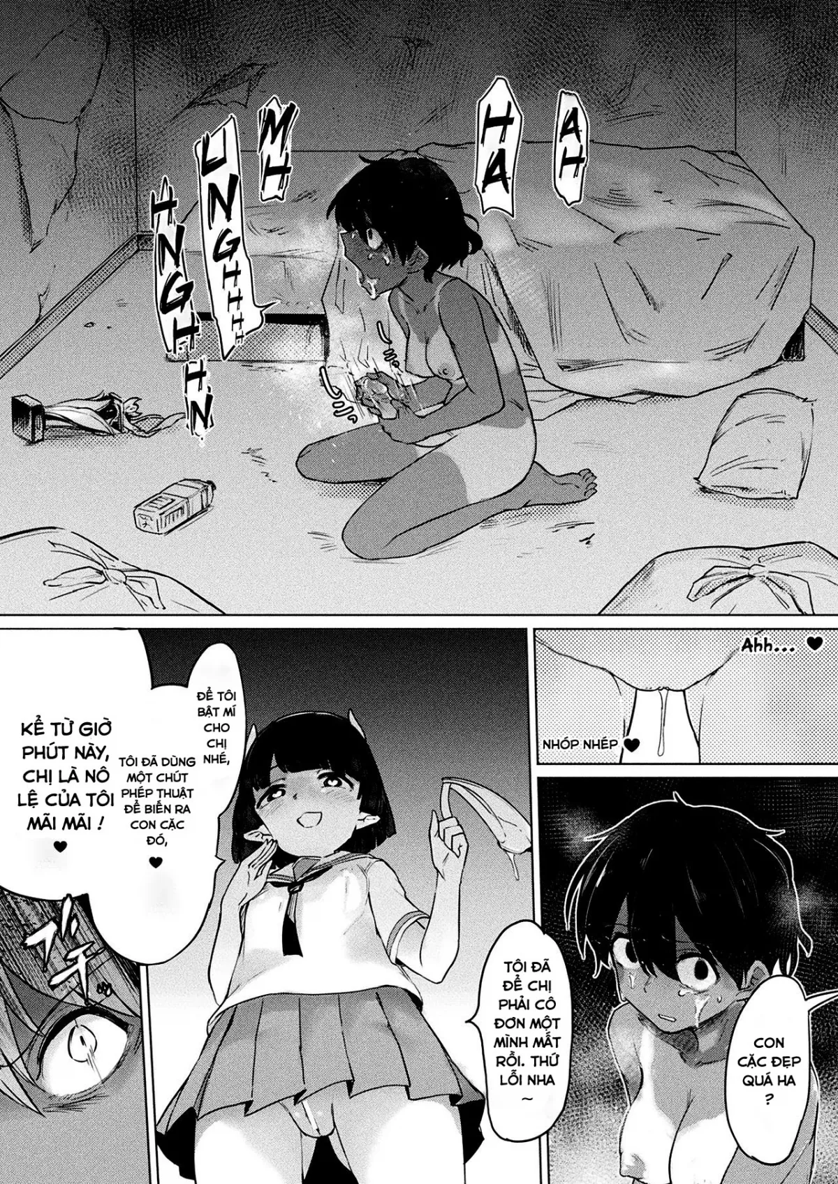HentaiVN.net - Ảnh 5 - Succubus-chan to Futanari Mahou [Succubus-chan và Pháp thuật chuyển giới] - Chap 1