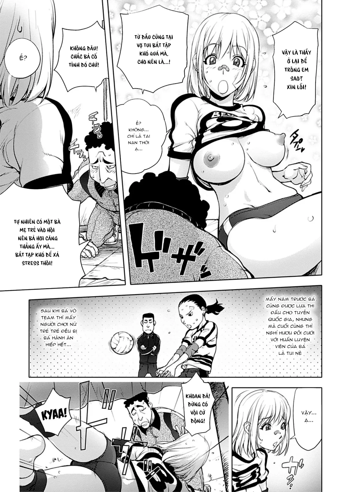 HentaiVN.net - Ảnh 5 - Kaya-nee Volleyball ni Idomu [Ane☆Volleyball Challenge; Kaya-nee Thách Thức Bóng Chuyền] - Chap 1