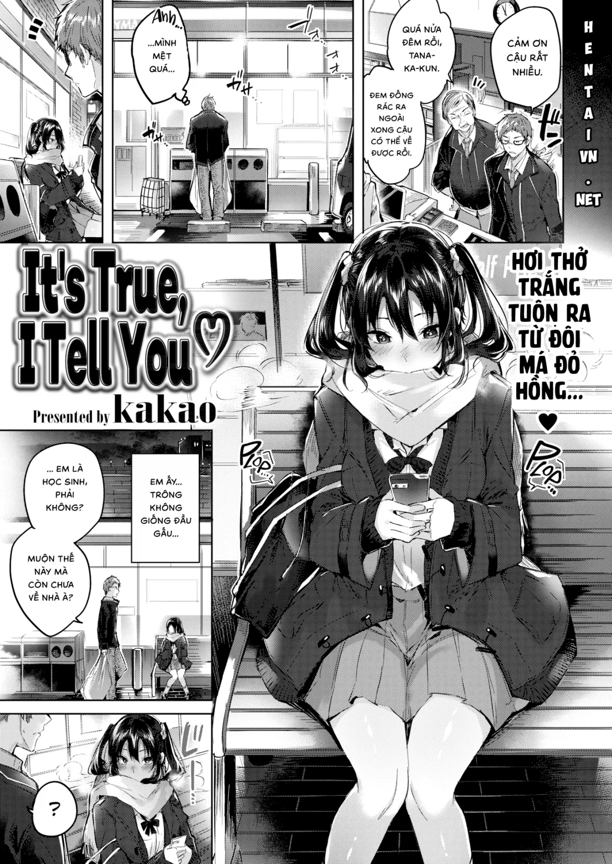 HentaiVN.net - Ảnh 4 - Em gái mùa đông [It’s True, I Tell You] - Chap 1