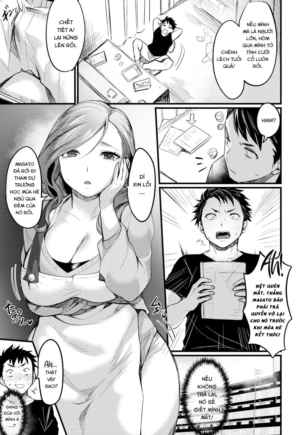 HentaiVN.net - Ảnh 4 - Onarealize ~Friend’s Mom~ - Chap 1