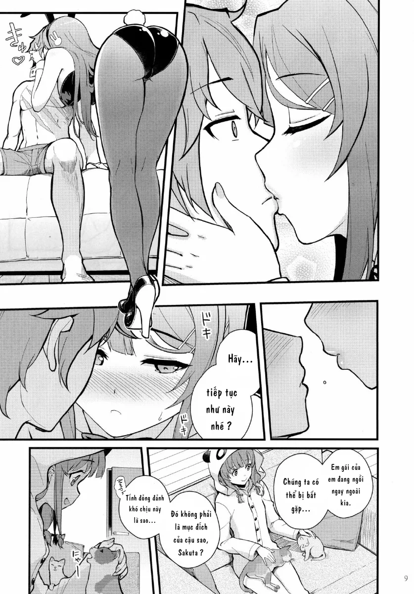 HentaiVN.net - Ảnh 11 - Bunny Lovers (Seishun Buta Yarou wa Bunny Girl Senpai no Yume o Minai) [バニー★ラヴァーズ] - Chap 1