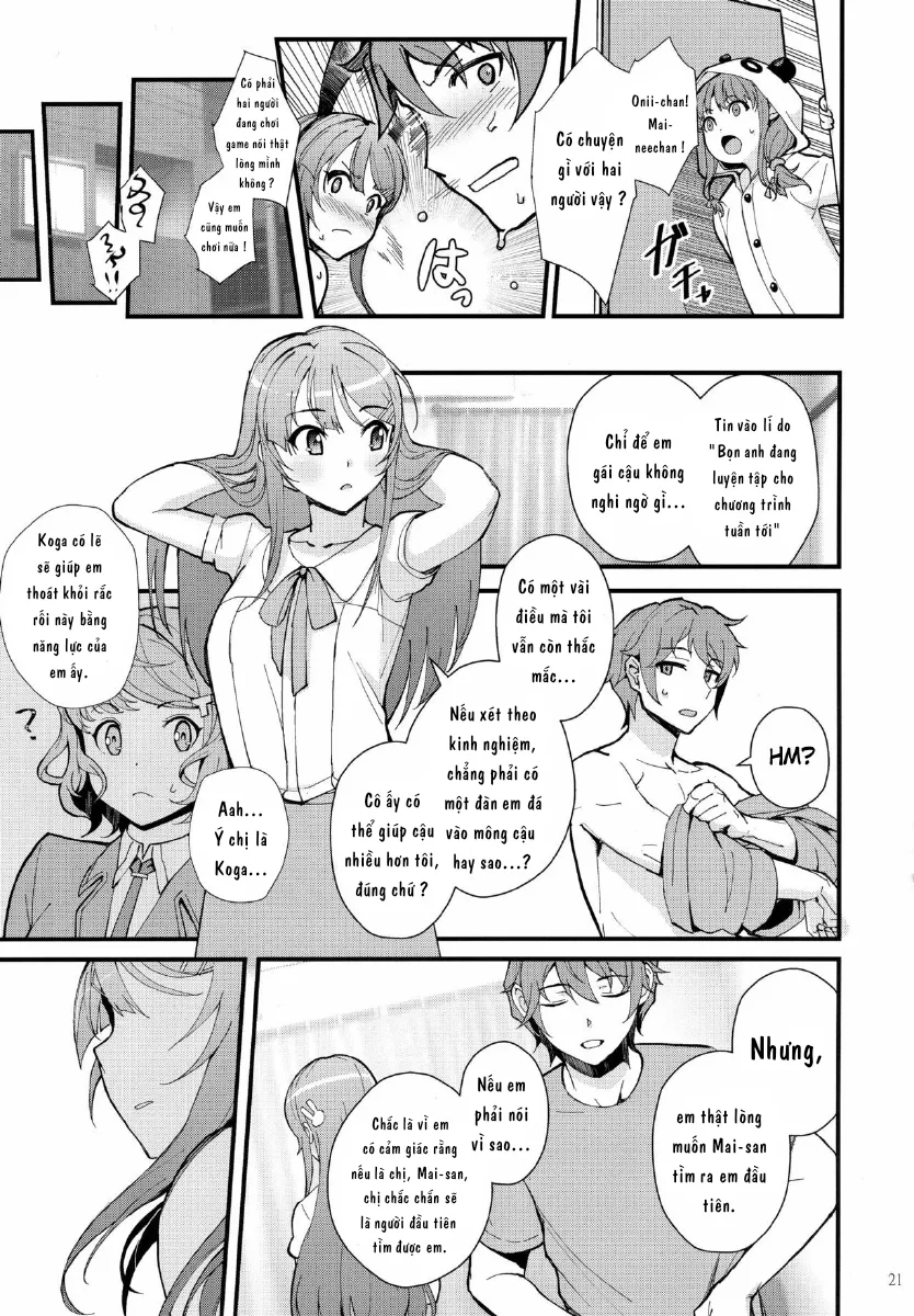 HentaiVN.net - Ảnh 22 - Bunny Lovers (Seishun Buta Yarou wa Bunny Girl Senpai no Yume o Minai) [バニー★ラヴァーズ] - Chap 1