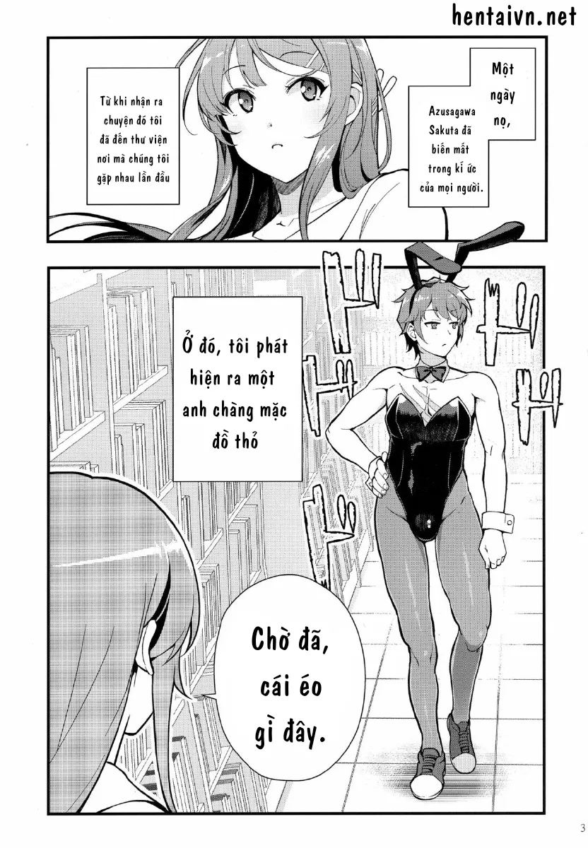 HentaiVN.net - Ảnh 5 - Bunny Lovers (Seishun Buta Yarou wa Bunny Girl Senpai no Yume o Minai) [バニー★ラヴァーズ] - Chap 1