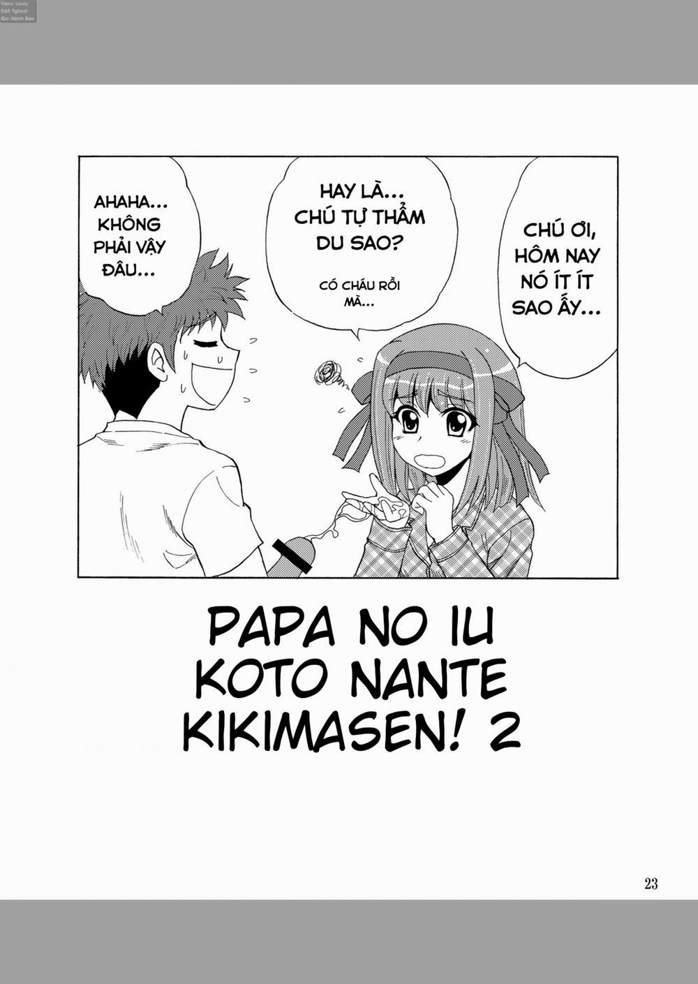 HentaiVN.net - Ảnh 24 - Papa no Iu Koto Nante Kikimasen! (Papa No Iu Koto Wo Kikinasai) [Papa No Iu Koto Nante Kikimasen 2; Papa No Iu Koto Nante Kikimasen! 3] - Chap 2