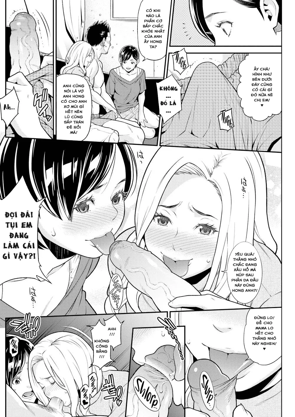 HentaiVN.net - Ảnh 9 - Gà Trống Trông Con Khó Lắm! [Being a Stay-at-home Dad is tough] - Chap 1