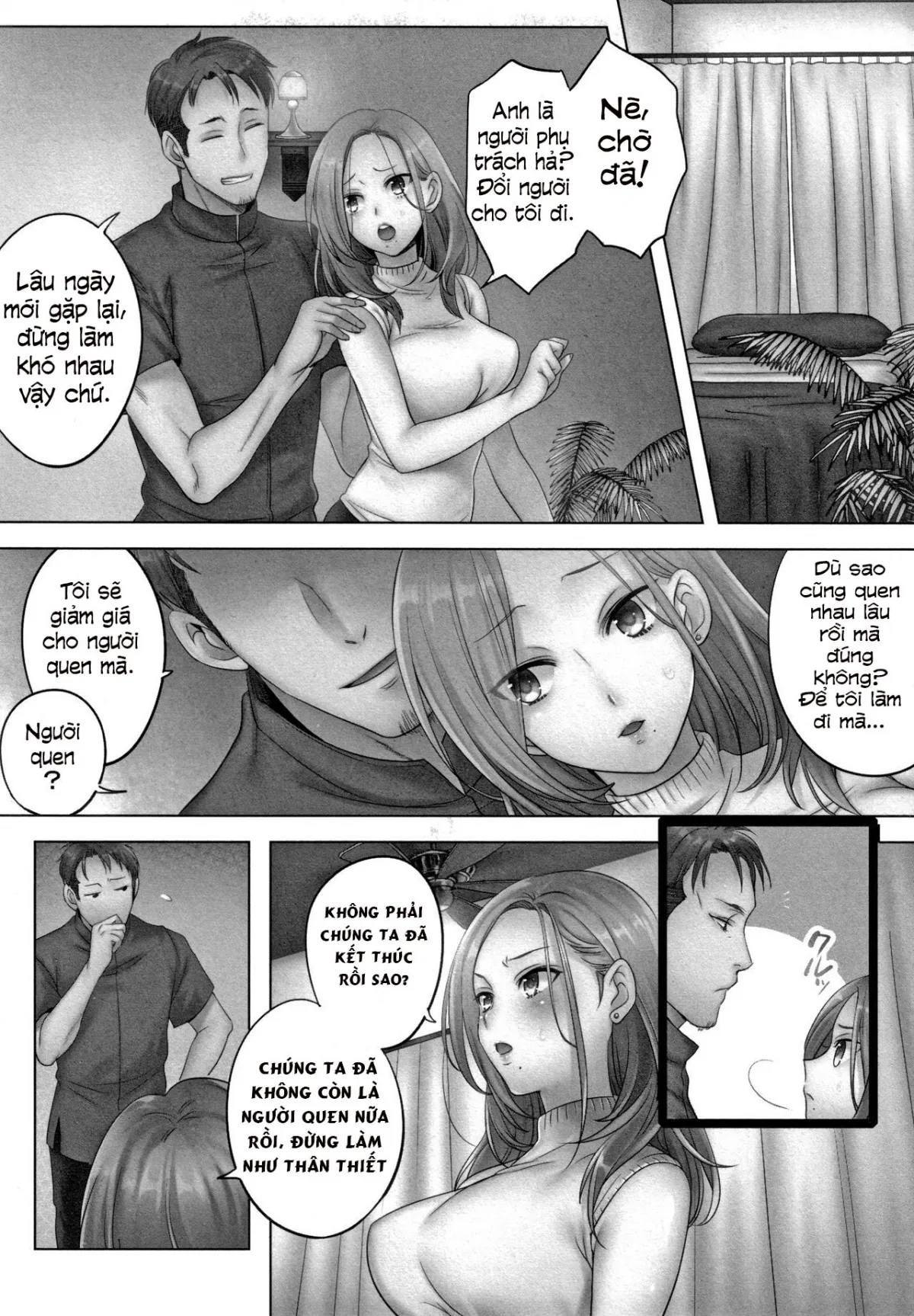 HentaiVN.net - Ảnh 8 - Netori Esthe de, Konya, Tsuma ga... [寝取りエステで、今夜、妻が…。] - Chap 1