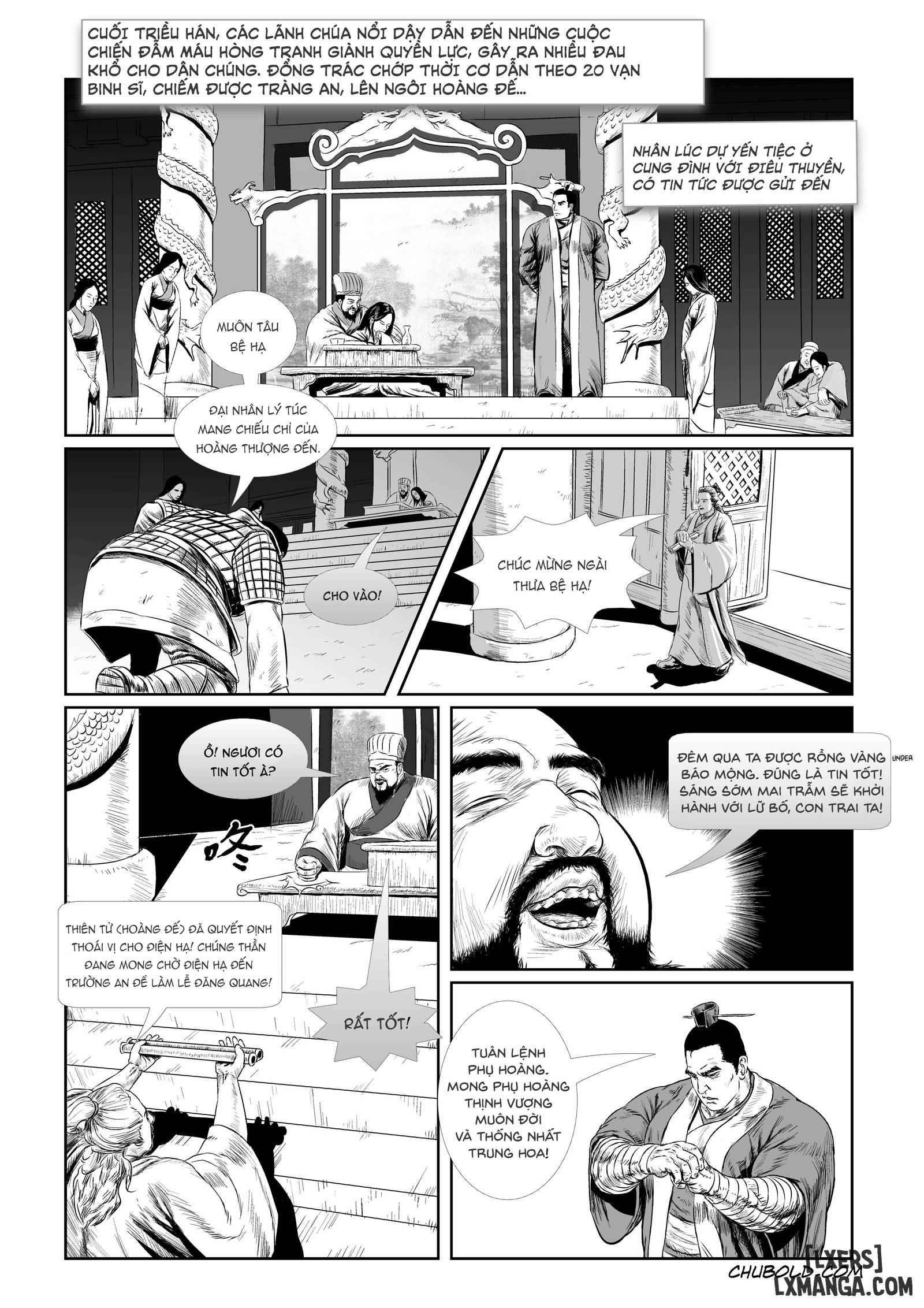 HentaiVN.net - Ảnh 4 - Đổng Trác-Tàu khựa truyền kì - Chap 1