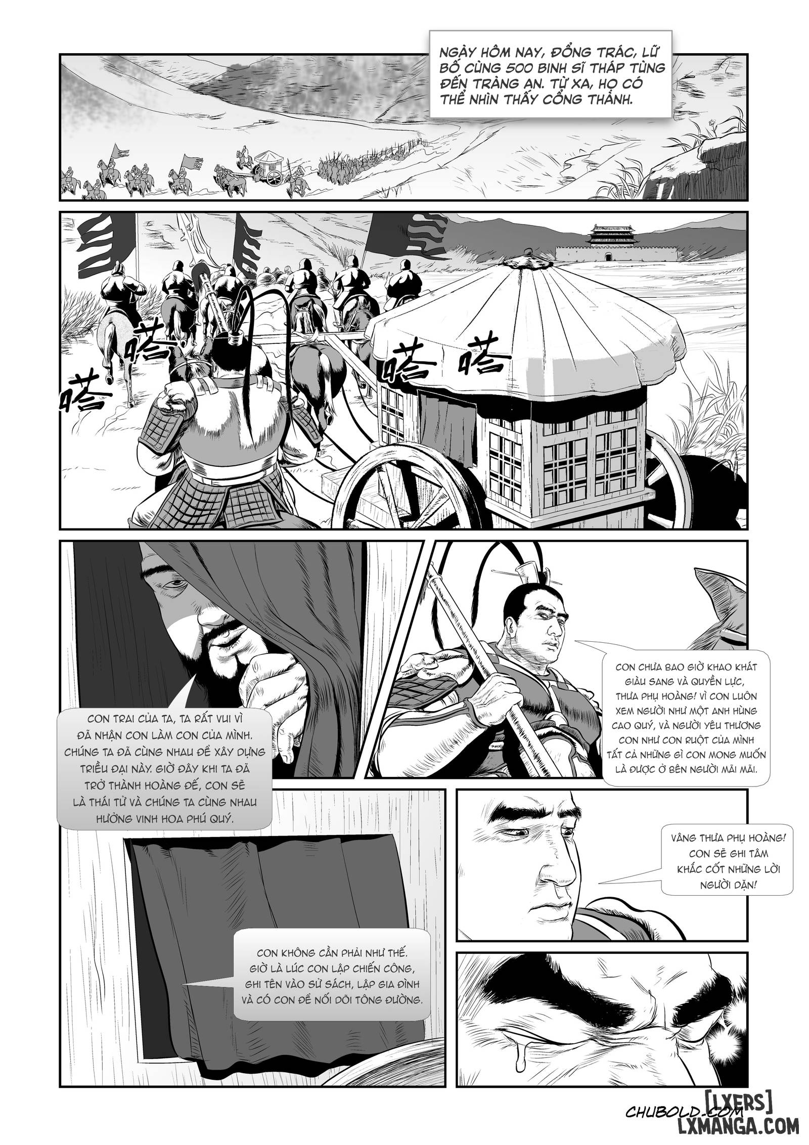 HentaiVN.net - Ảnh 5 - Đổng Trác-Tàu khựa truyền kì - Chap 1
