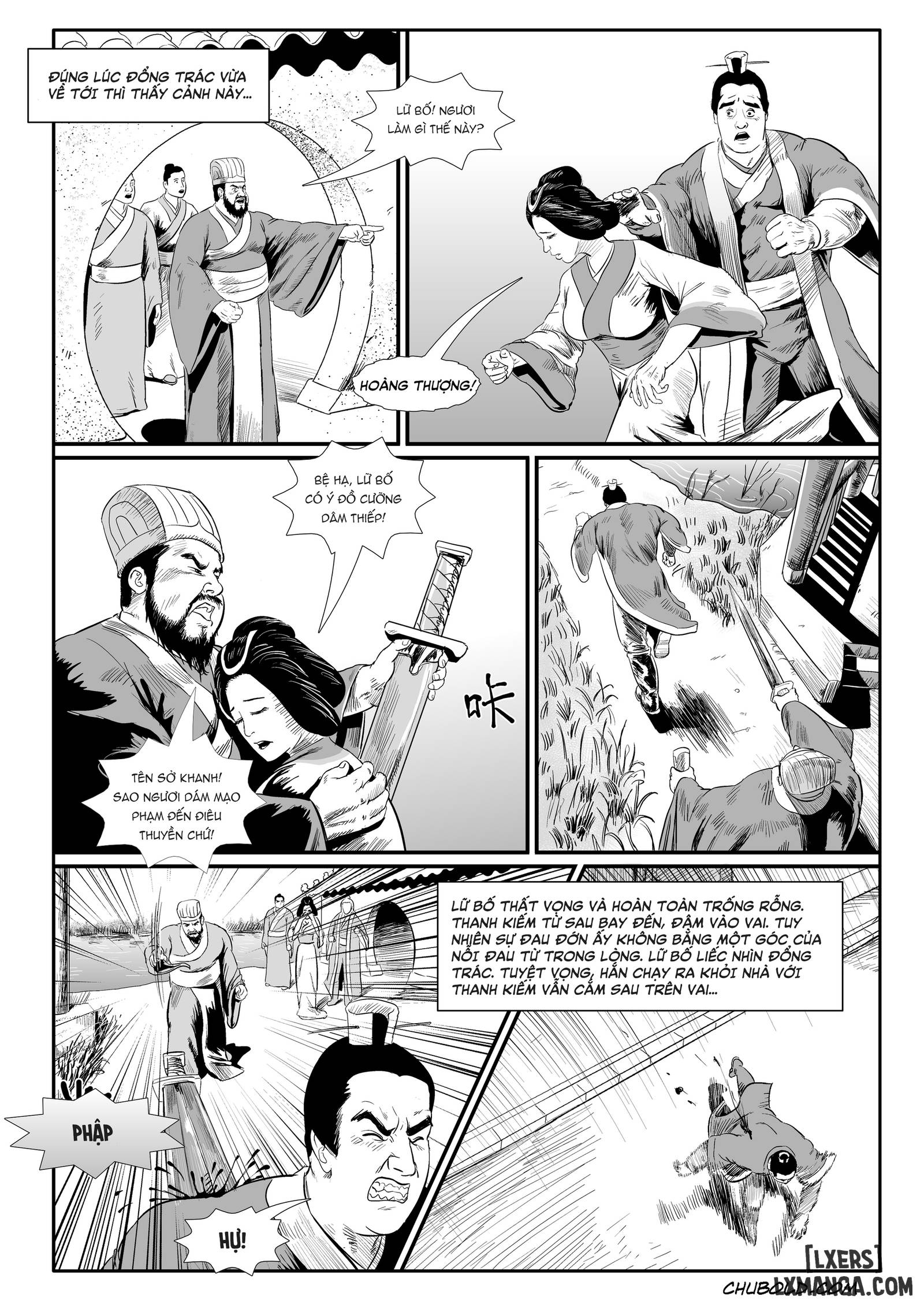 HentaiVN.net - Ảnh 13 - Đổng Trác-Tàu khựa truyền kì - Chap 2