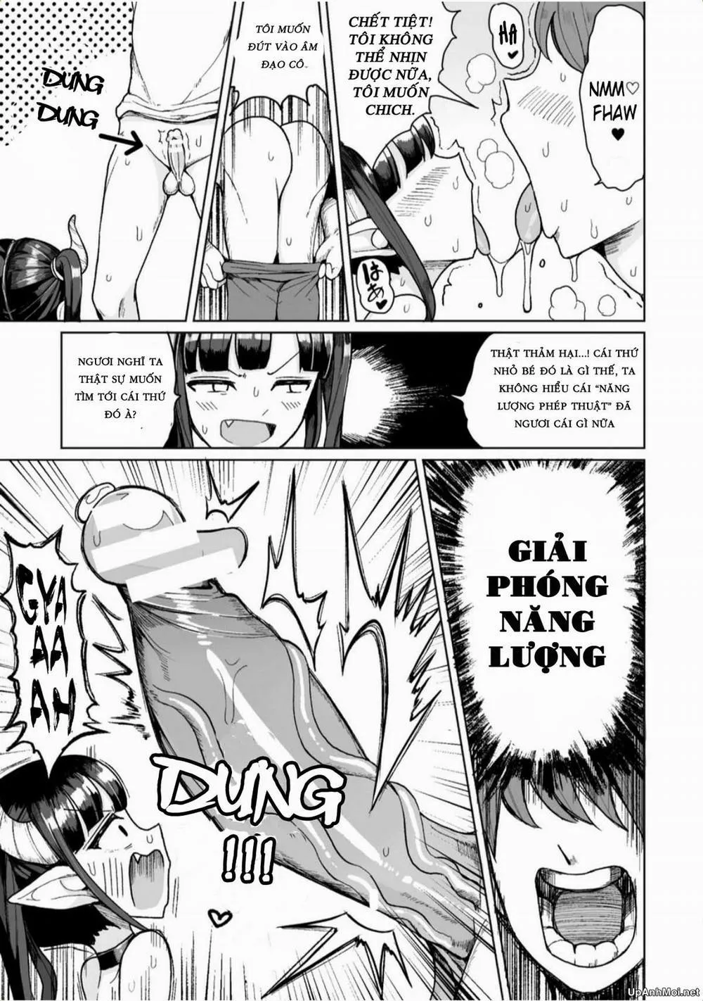HentaiVN.net - Ảnh 7 - Namaiki Loli Succubus Wo Mahou No Kubiwa De Onahoru Ni Shichae!! - Chap 1