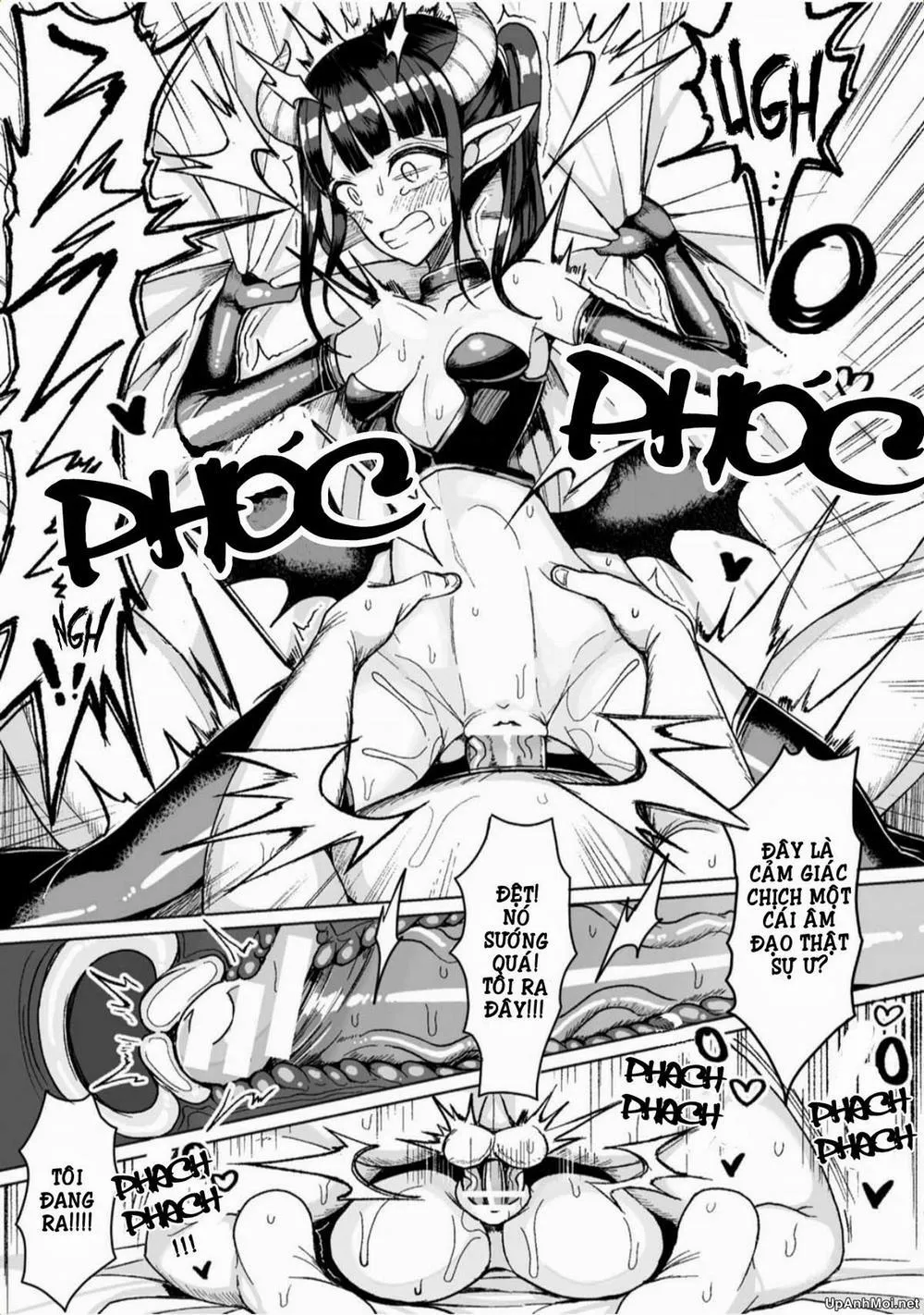 HentaiVN.net - Ảnh 9 - Namaiki Loli Succubus Wo Mahou No Kubiwa De Onahoru Ni Shichae!! - Chap 1
