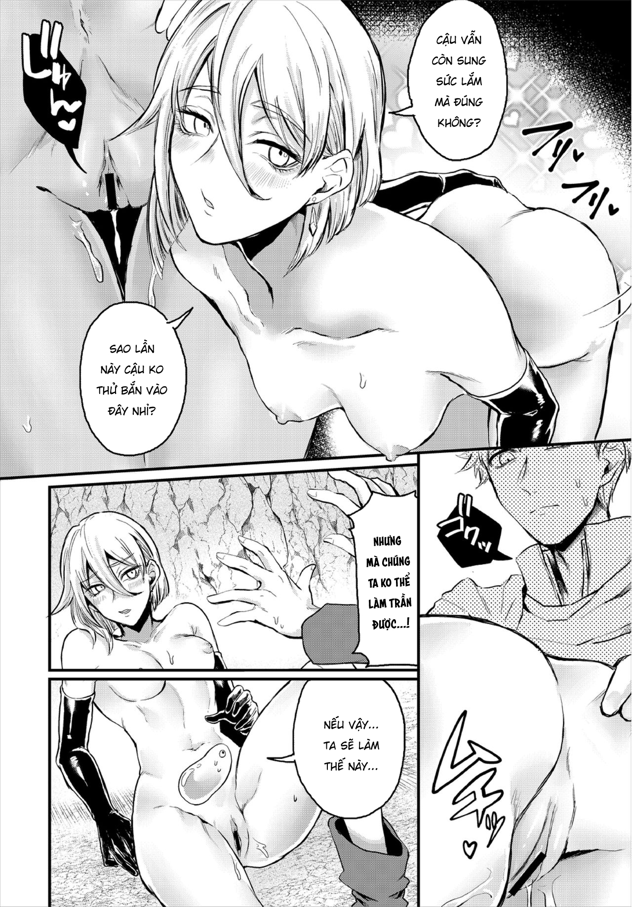 HentaiVN.net - Ảnh 16 - Cuộc săn slime cùng chị gái quyến rũ [Koushoku Onee-san to Slime Panic] - Chap 1