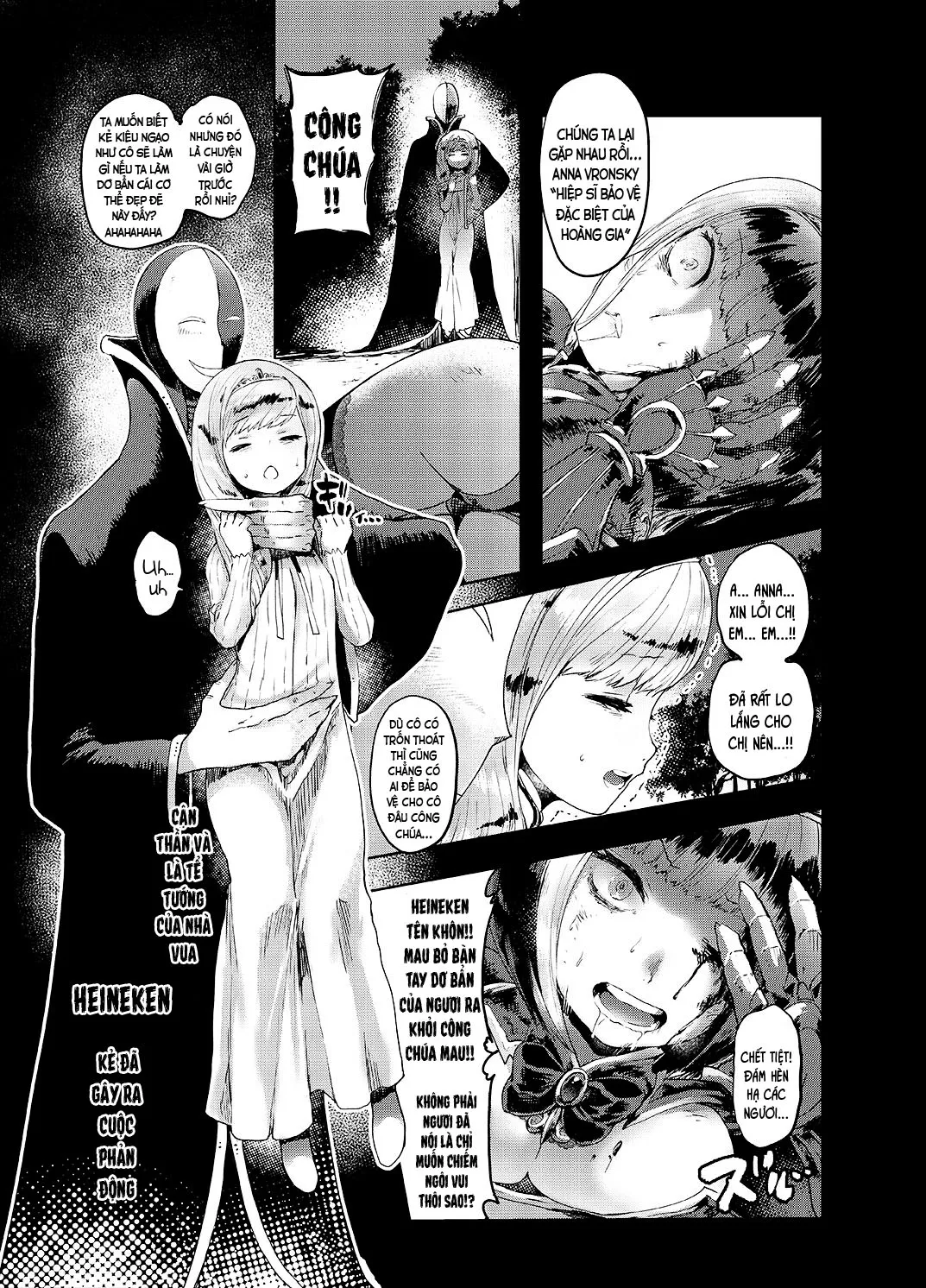 HentaiVN.net - Ảnh 9 - Kishi Jyoku [騎士辱; Hiệp sĩ nhục nhã] - Chap 1