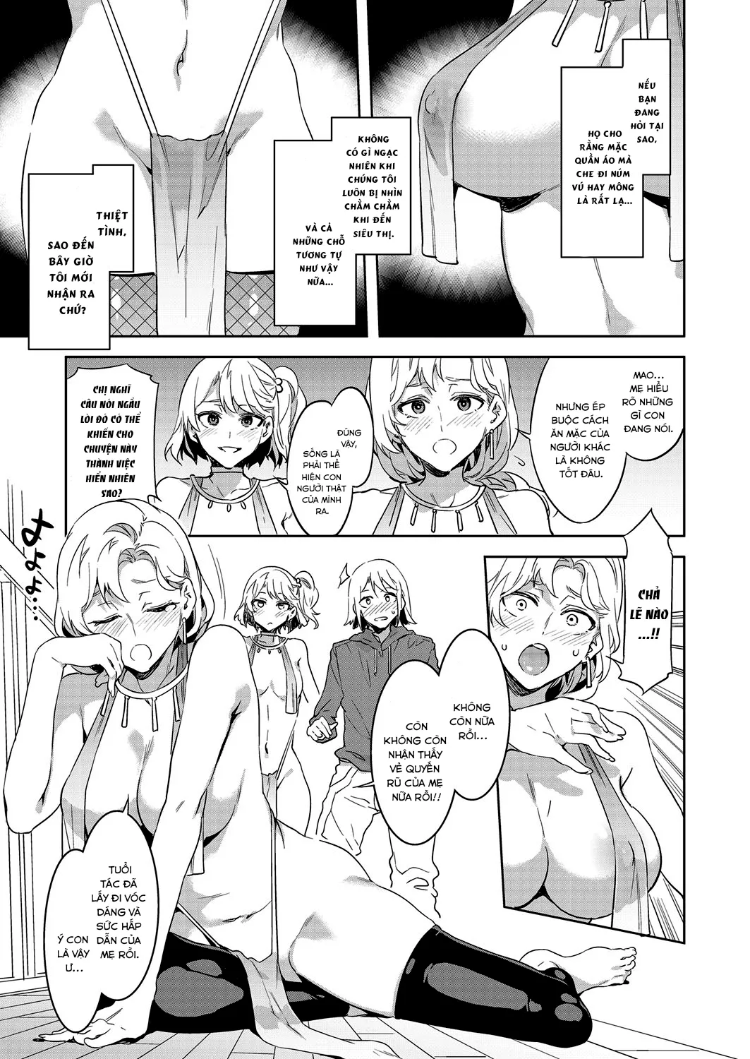 HentaiVN.net - Ảnh 4 - Uchi no Kazoku no Fashion ga Okashii - Chap 1
