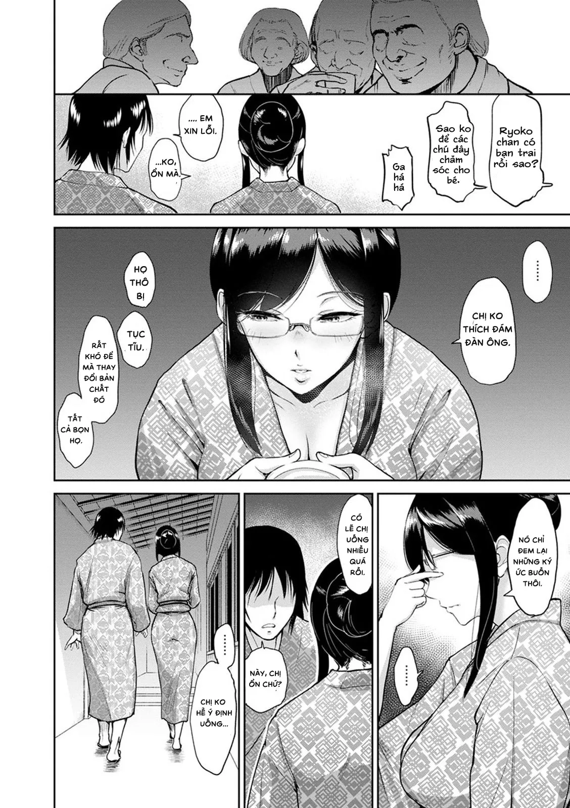HentaiVN.net - Ảnh 5 - Hot springs trip with Matsubara-san [Matsubara-san to Onsen] - Chap 1