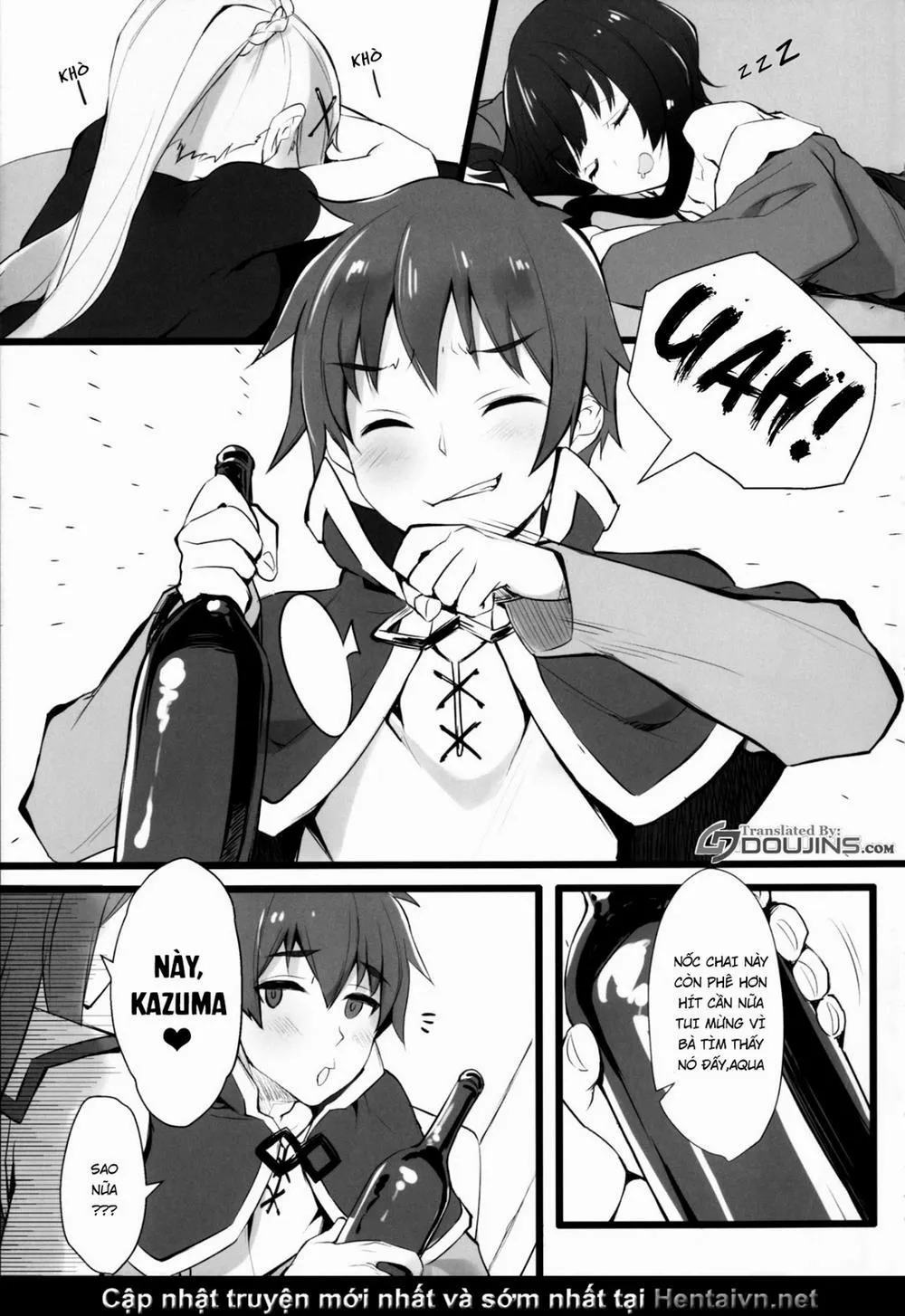 HentaiVN.net - Ảnh 4 - Hyaku Percent Osake no Sei (Kono Subarashii Sekai ni Syukufuku o!) - Chap 1
