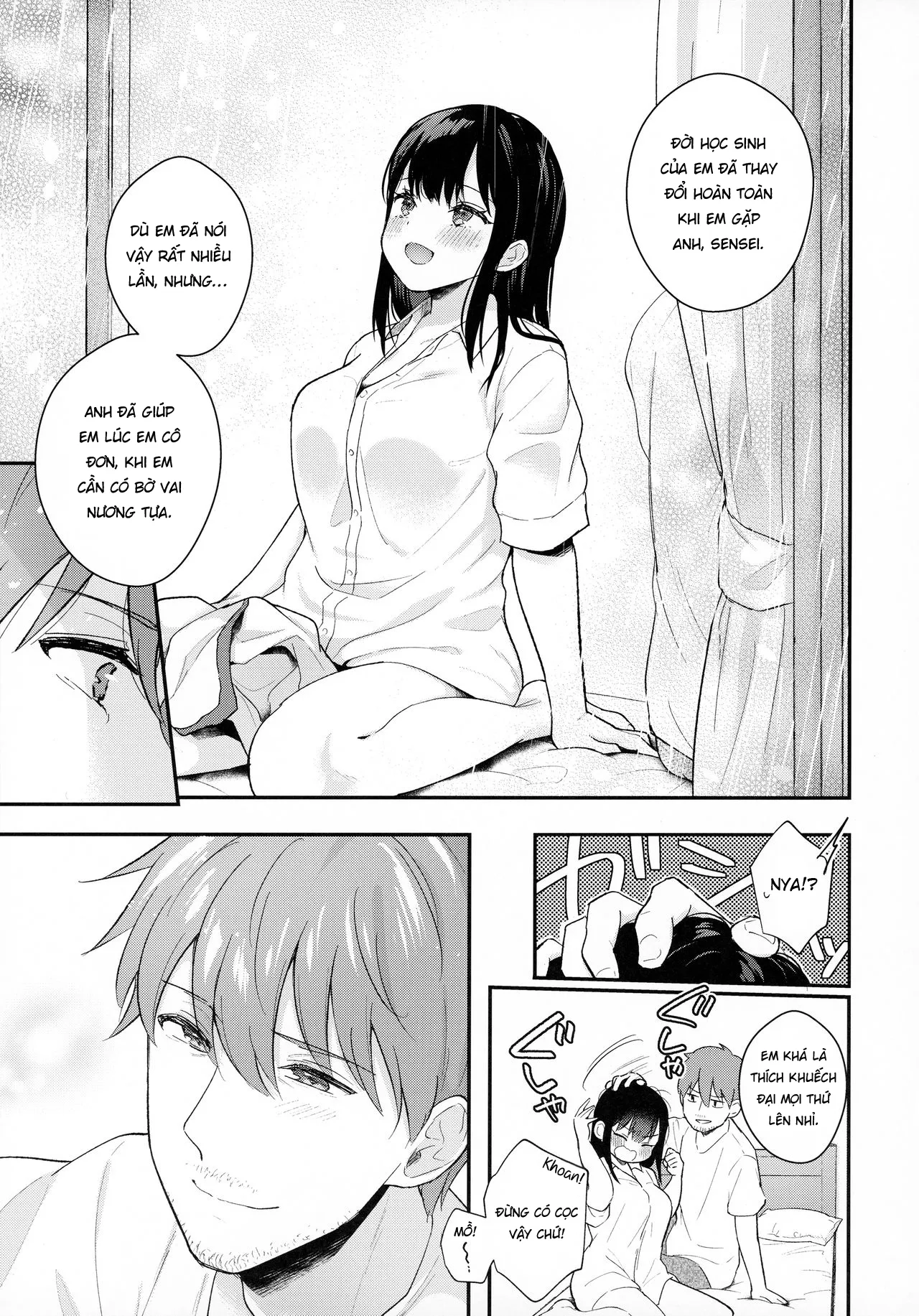 HentaiVN.net - Ảnh 36 - Tsuyu, Natsufuku, Apart nite [Tsuyu, Natsufuku, Apart nite] - Chap 1