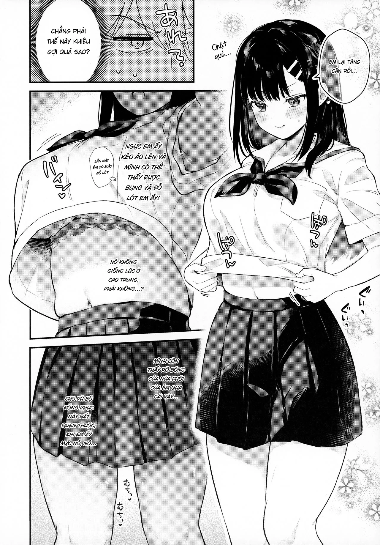 HentaiVN.net - Ảnh 9 - Tsuyu, Natsufuku, Apart nite [Tsuyu, Natsufuku, Apart nite] - Chap 1