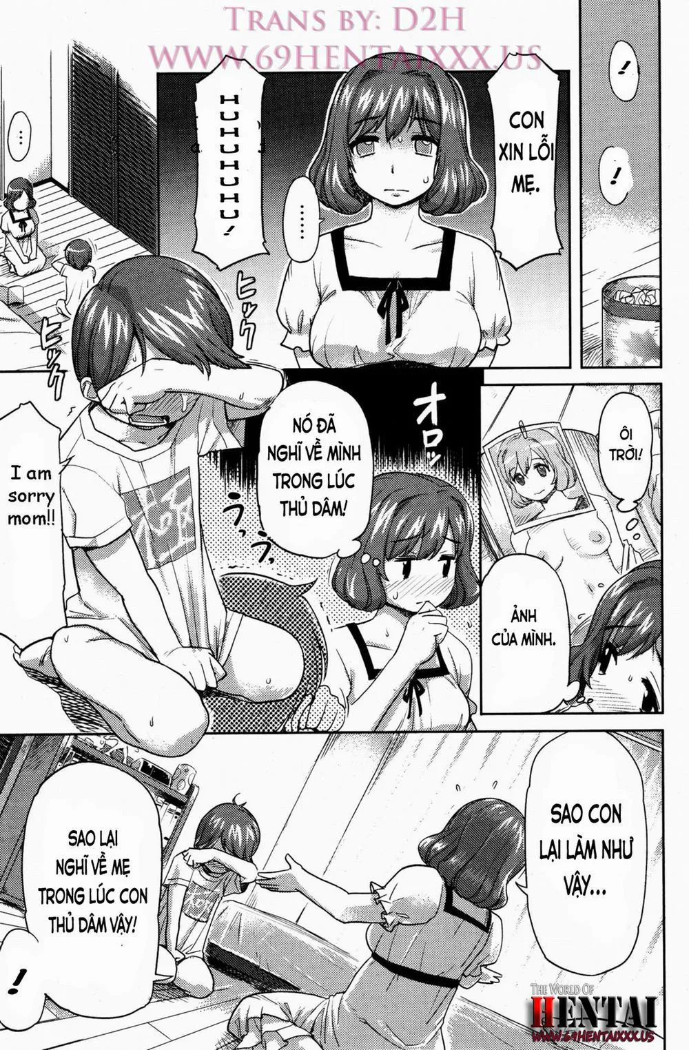 HentaiVN.net - Ảnh 3 - Caught by Mom - Chap 1