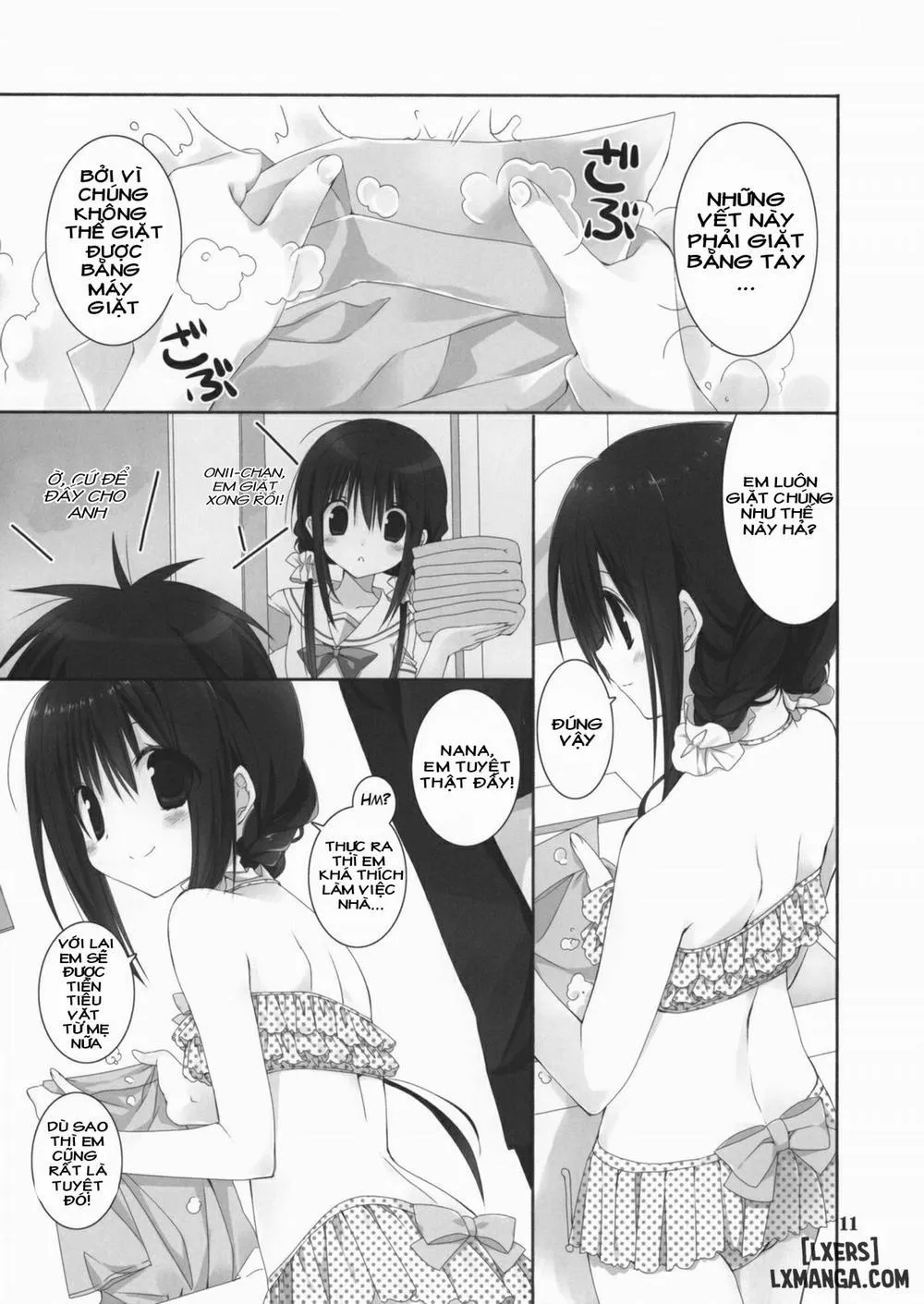 HentaiVN.net - Ảnh 9 - Little Sister's Helper [Imouto no Otetsudai; 妹のおてつだい] - Chap 5