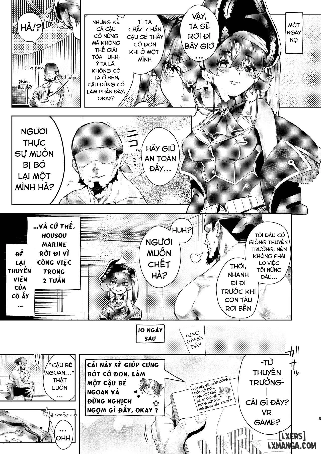 HentaiVN.net - Ảnh 3 - VR Captain Houshou Marine - Chap 1