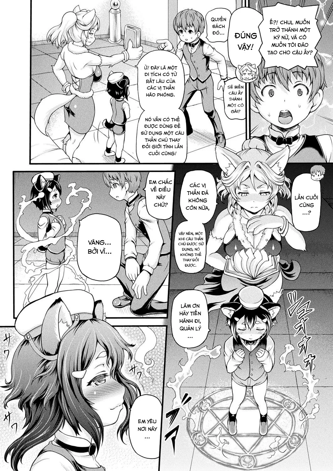 HentaiVN.net - Ảnh 5 - Isekai Whorehouse [Isekai Shoukan] - Chap 1