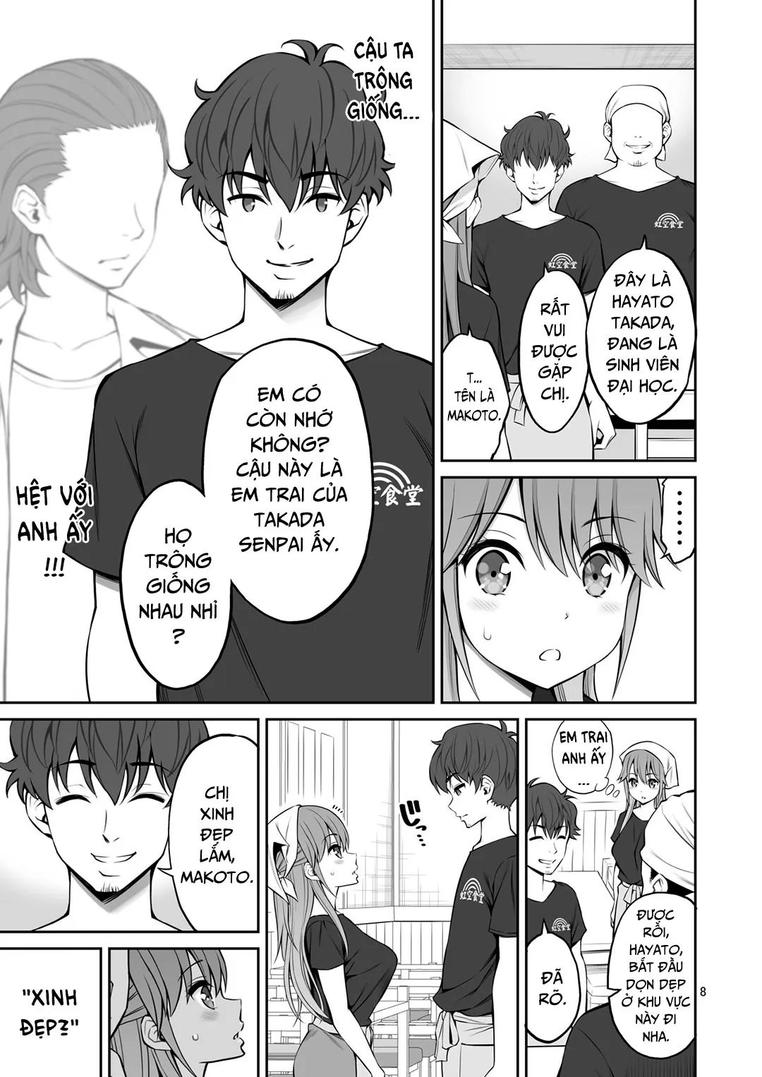 HentaiVN.net - Ảnh 9 - Motoyan Zuma Otto no Tonari de Hatsuiki [Ex-Delinquent Wife Cums Next To Her Husband For The First Time] - Chap 1