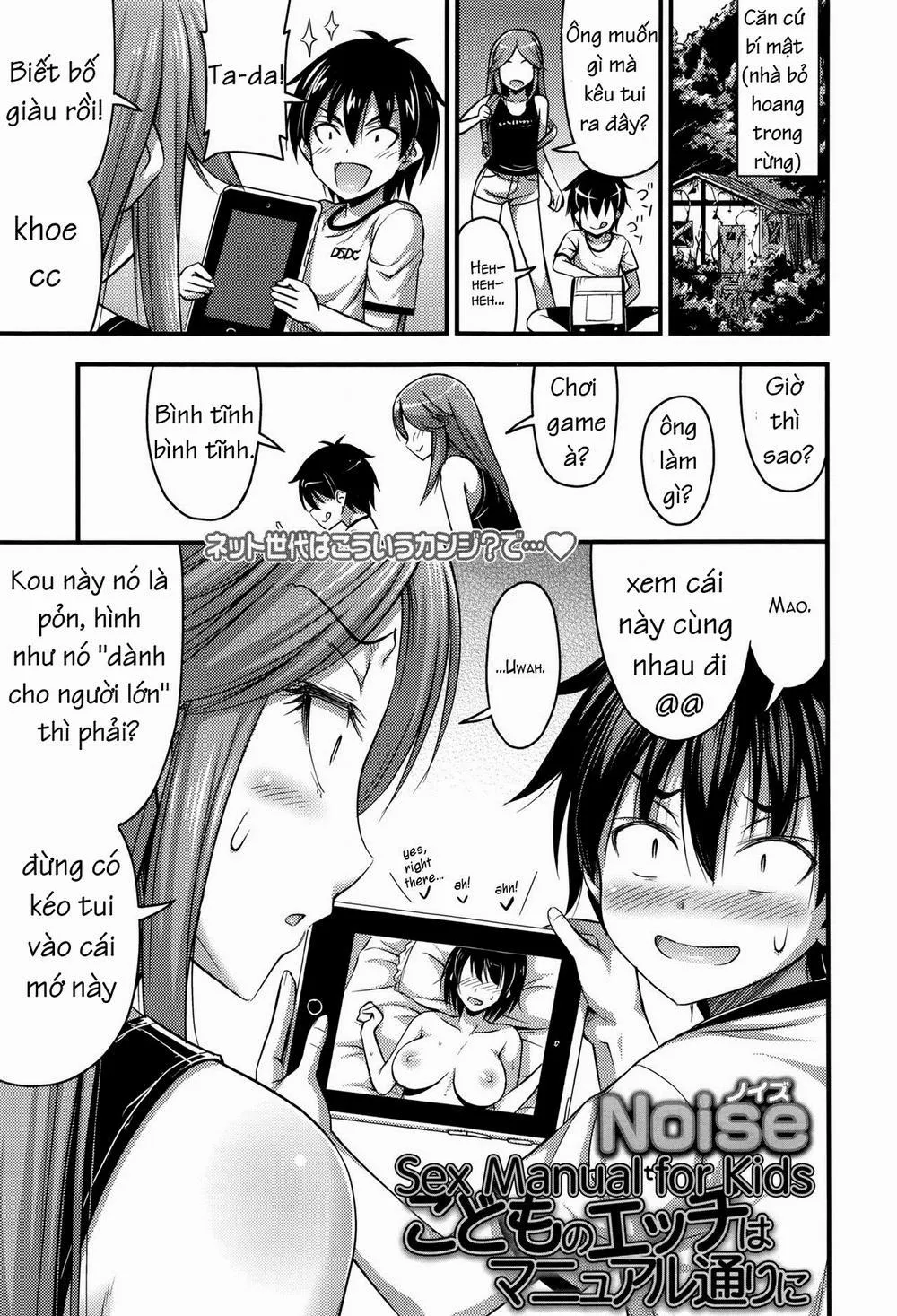 HentaiVN.net - Ảnh 1 - Kodomo no Ecchi wa Manual Toori ni - Chap 1
