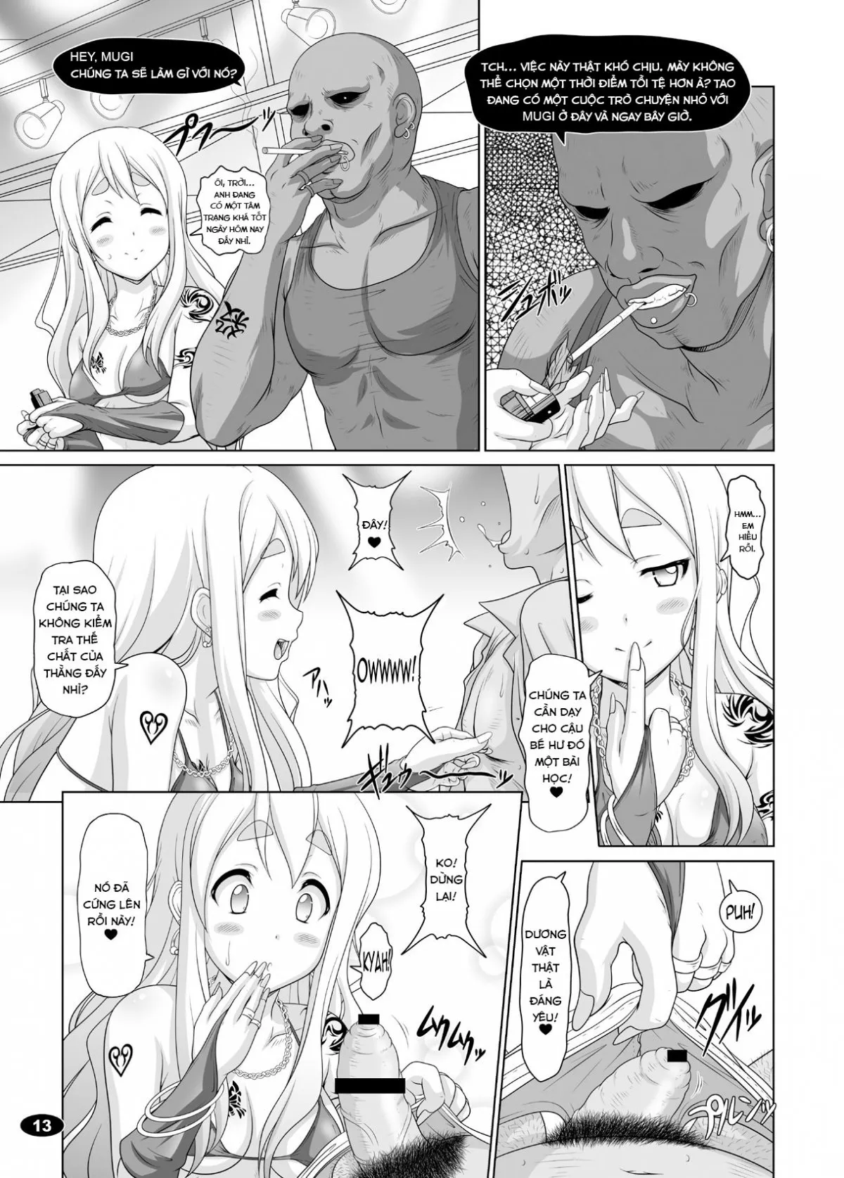 HentaiVN.net - Ảnh 11 - Khoảng thời gian đen tối 2 (K-ON!) [Kuroiro Jikan 2 (K-ON!), Black Time 2 (K-ON!), 黒色時間2 (けいおん！)] - Chap 1