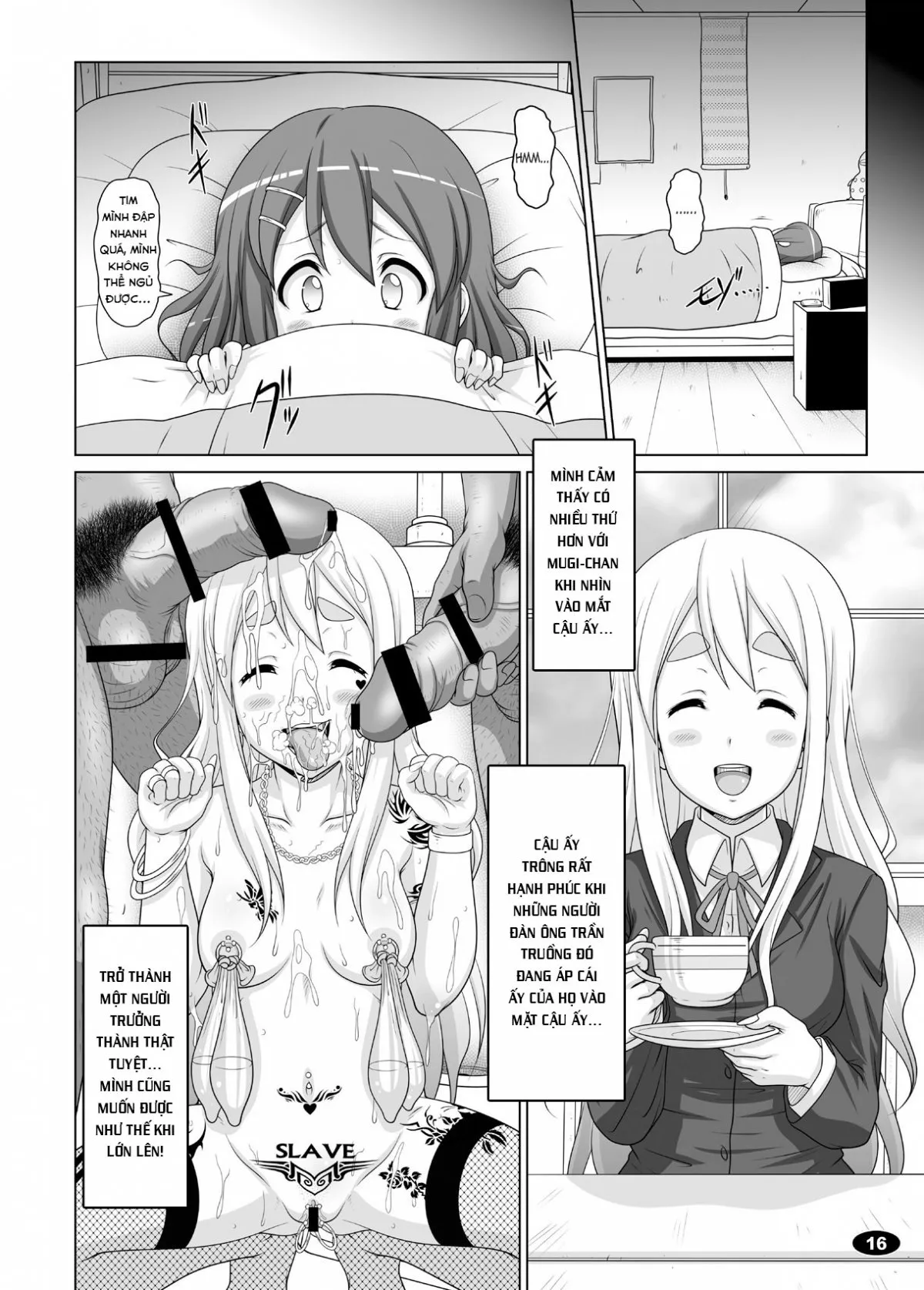 HentaiVN.net - Ảnh 14 - Khoảng thời gian đen tối 2 (K-ON!) [Kuroiro Jikan 2 (K-ON!), Black Time 2 (K-ON!), 黒色時間2 (けいおん！)] - Chap 1