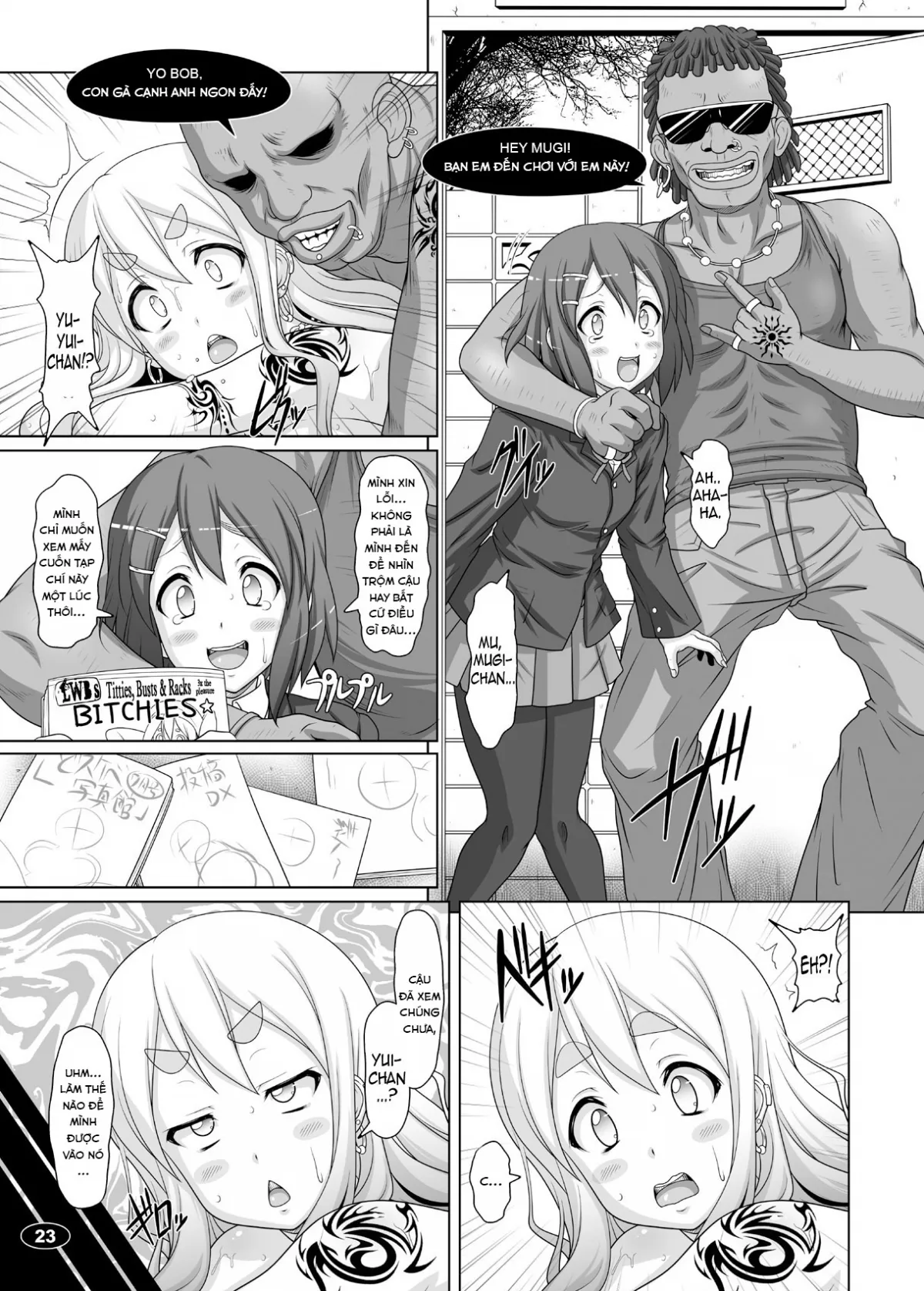 HentaiVN.net - Ảnh 21 - Khoảng thời gian đen tối 2 (K-ON!) [Kuroiro Jikan 2 (K-ON!), Black Time 2 (K-ON!), 黒色時間2 (けいおん！)] - Chap 1