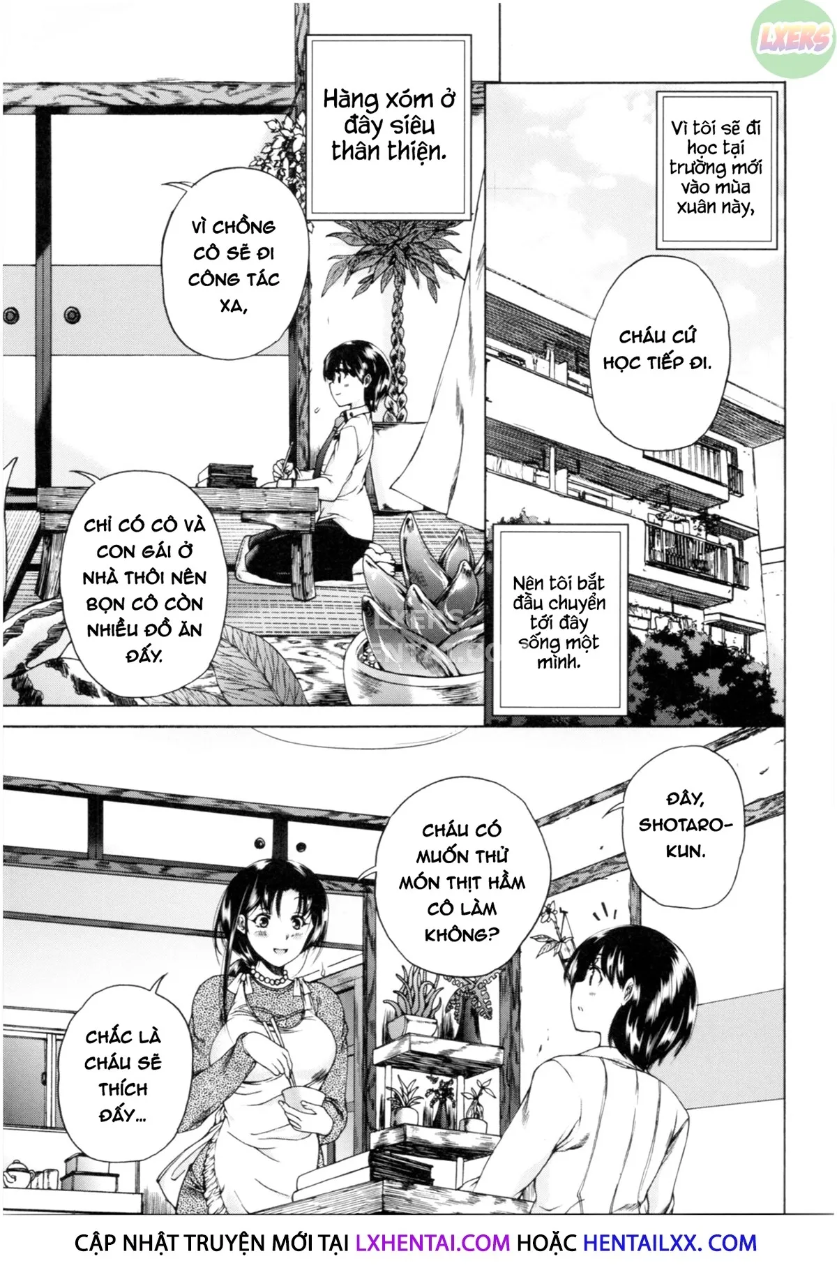 HentaiVN.net - Ảnh 4 - Oba-Shota Harem - Chap 1