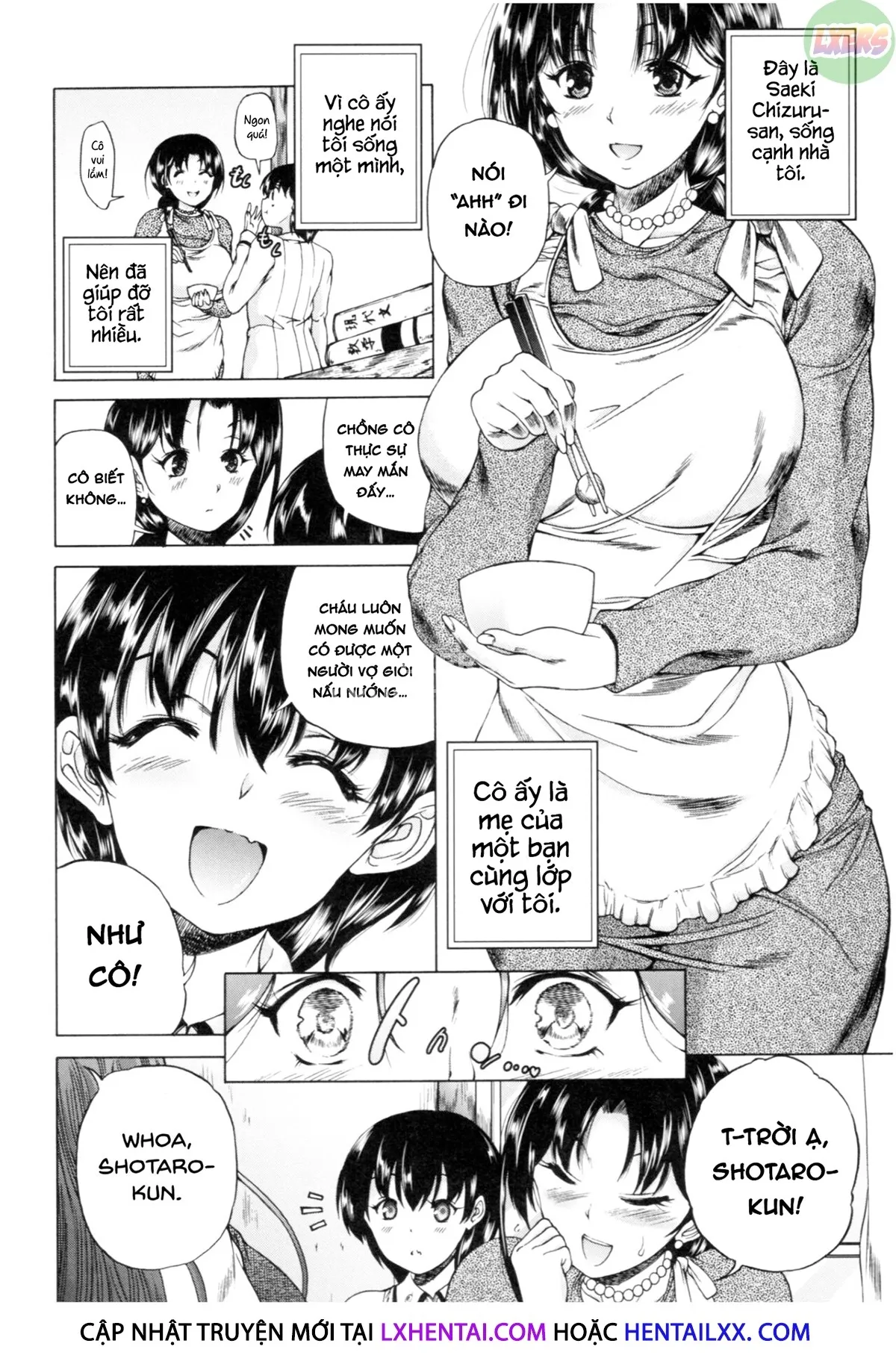 HentaiVN.net - Ảnh 5 - Oba-Shota Harem - Chap 1
