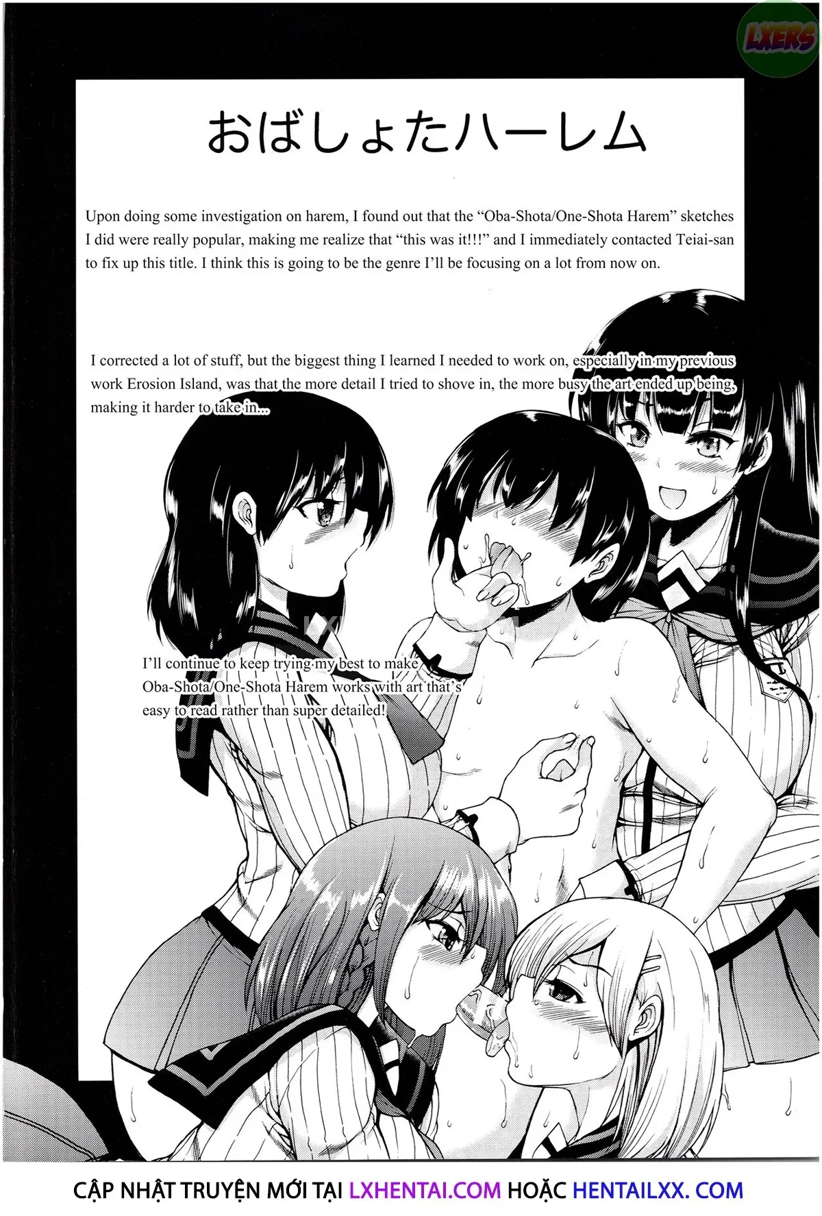 HentaiVN.net - Ảnh 3 - Oba-Shota Harem - Chap 1