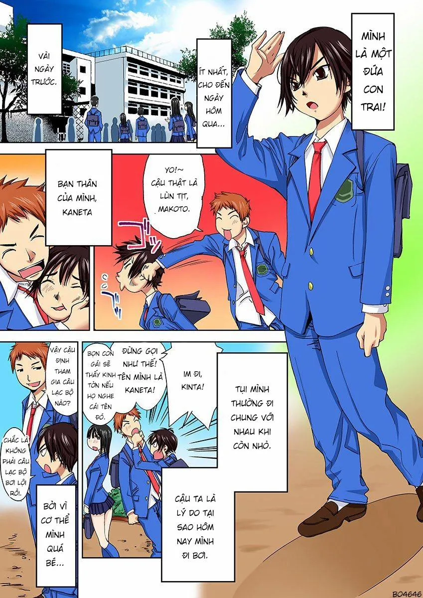 HentaiVN.net - Ảnh 7 - Nyotaika Suieibu -Ikutabi Onna ni Nacchau Ore no Karada - Chap 1