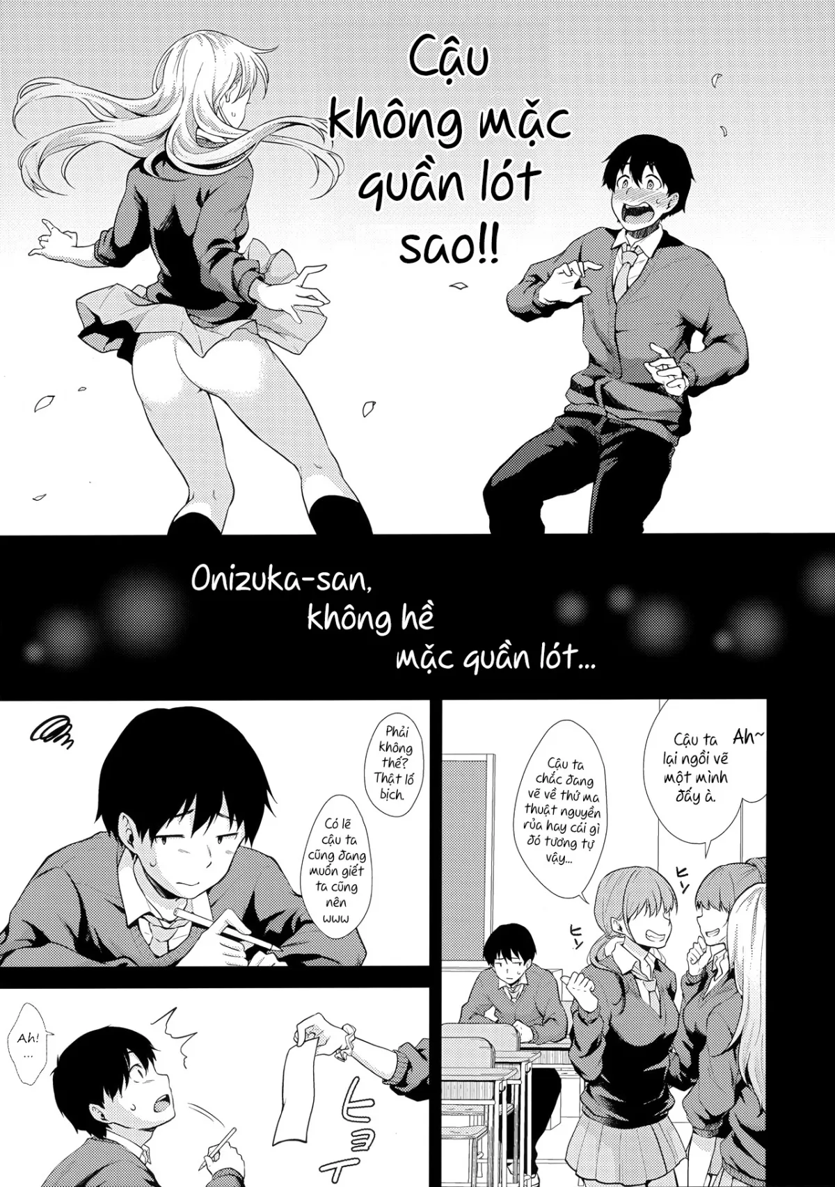 HentaiVN.net - Ảnh 10 - Onizuka-san Forgot Her Panties [Onizuka-san Forgot Her Panties] - Chap 1