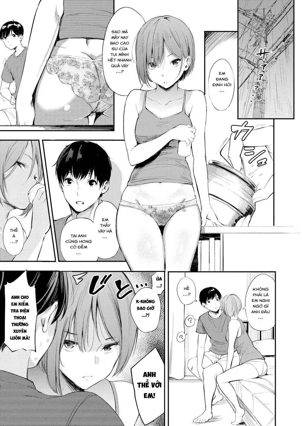 HentaiVN.net - Ảnh 20 - Vụng Trộm Tuổi Sinh Viên... [Campus Life] - Chap 1