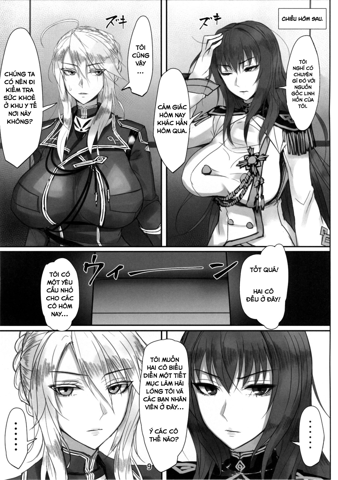 HentaiVN.net - Ảnh 8 - Nhà tù lạ kỳ ( Fate Grand Order) [Kangoku Tokuiten | Prison Singularity] - Chap 1